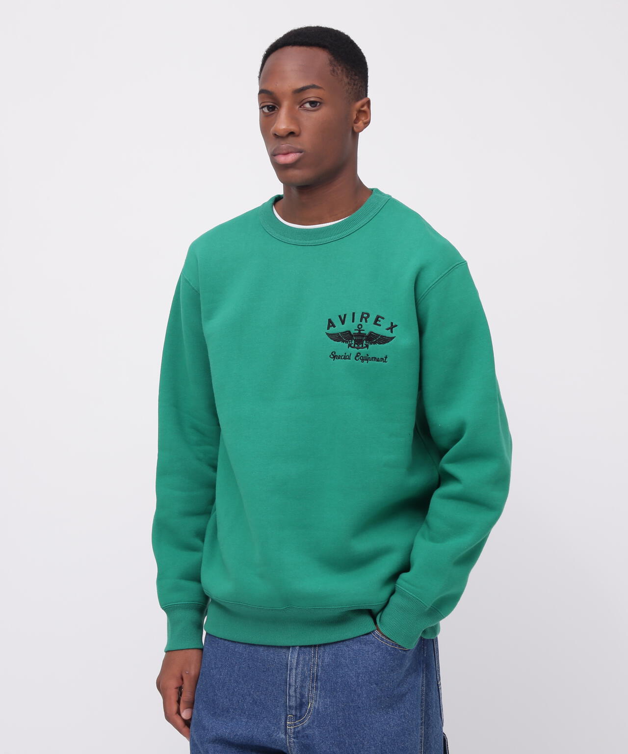 VARSITY LOGO CREW NECK SWEAT /バーシティ ロゴ クルーネック スウェ
