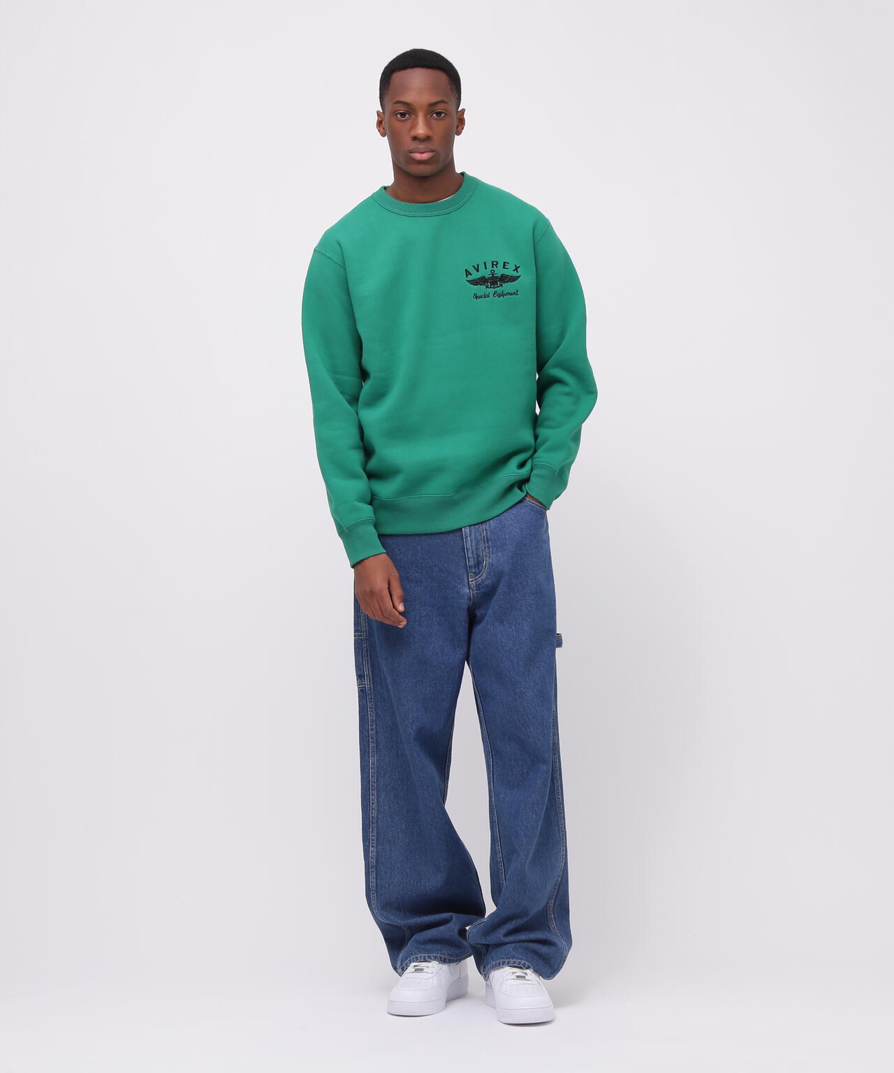 VARSITY LOGO CREW NECK SWEAT /バーシティ ロゴ クルーネック スウェ