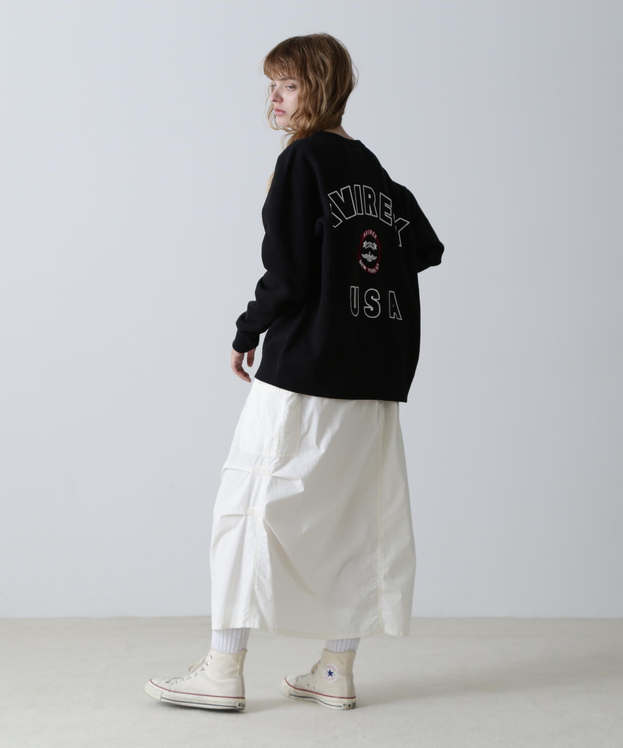 VARSITY LOGO SWEAT/バーシティロゴスウェット