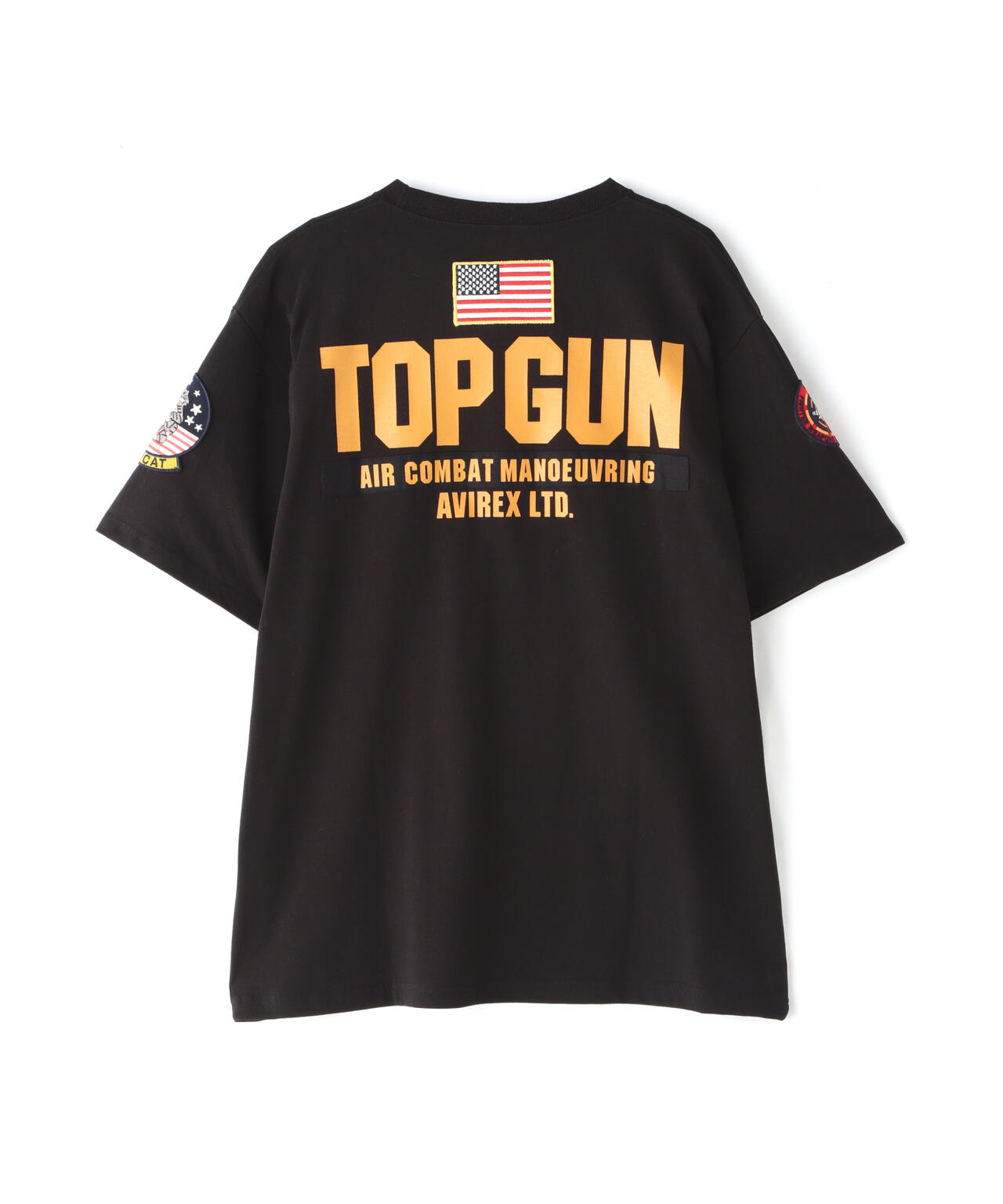 TOP GUN PATCH & PRINT T-SHIRT / トップガン パッチ & プリント Tシャツ