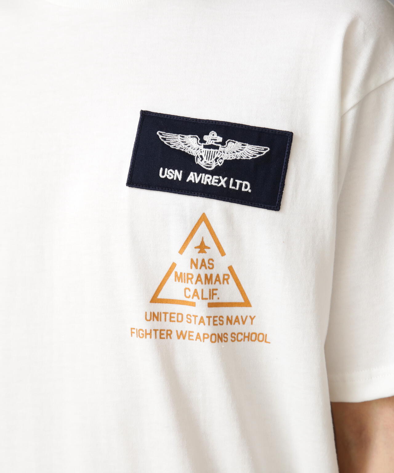 TOP GUN PATCH & PRINT T-SHIRT / トップガン パッチ & プリント Tシャツ