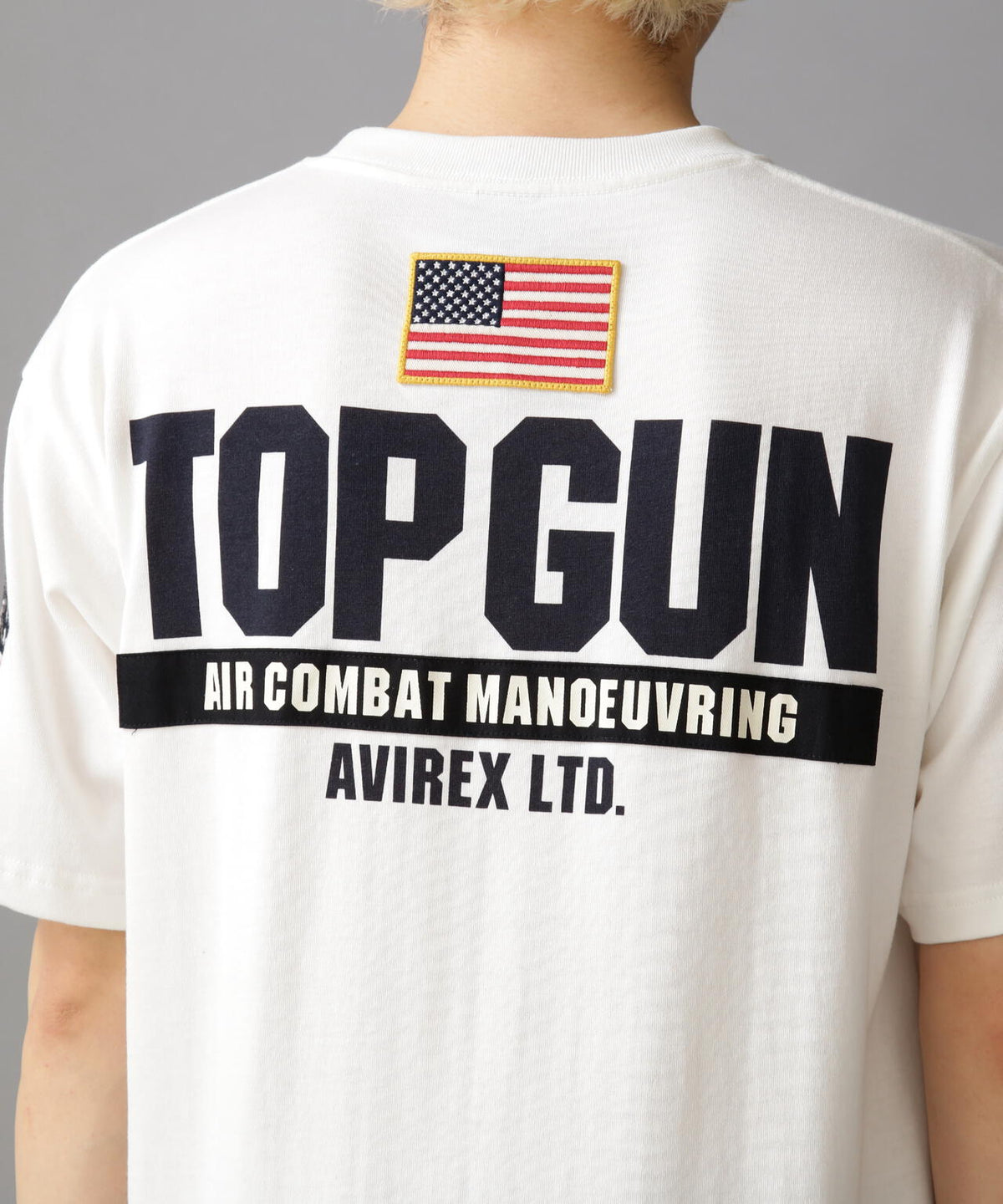 TOP GUN PATCH & PRINT T-SHIRT / トップガン パッチ & プリント Tシャツ