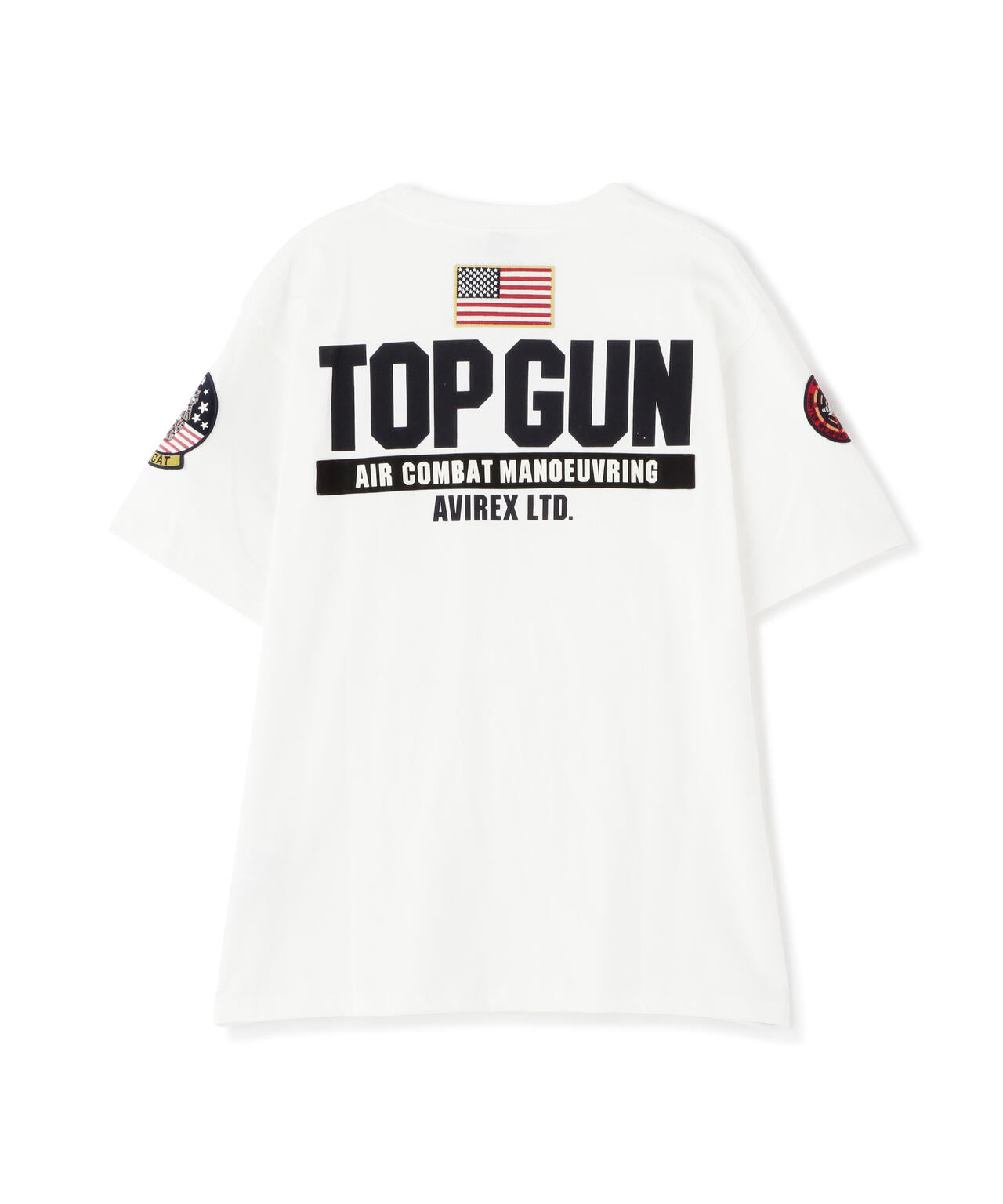 TOP GUN PATCH & PRINT T-SHIRT / トップガン パッチ & プリント Tシャツ