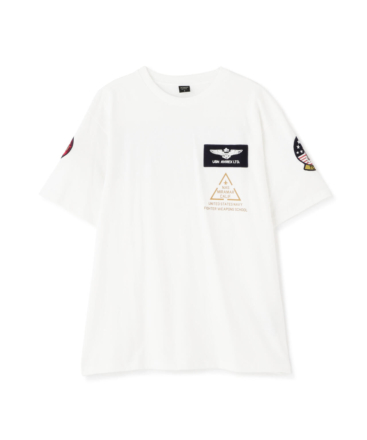 TOP GUN PATCH & PRINT T-SHIRT / トップガン パッチ & プリント Tシャツ