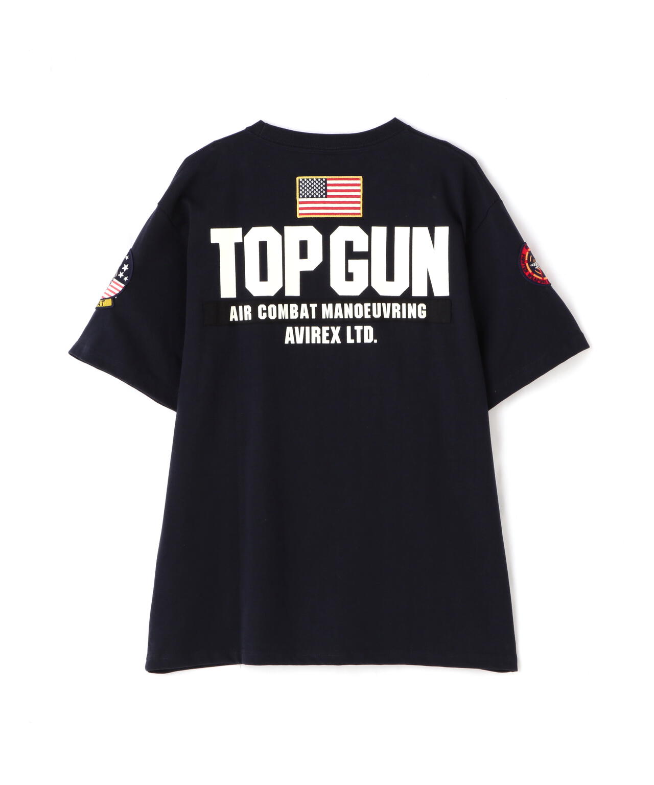 TOP GUN PATCH & PRINT T-SHIRT / トップガン パッチ & プリント Tシャツ