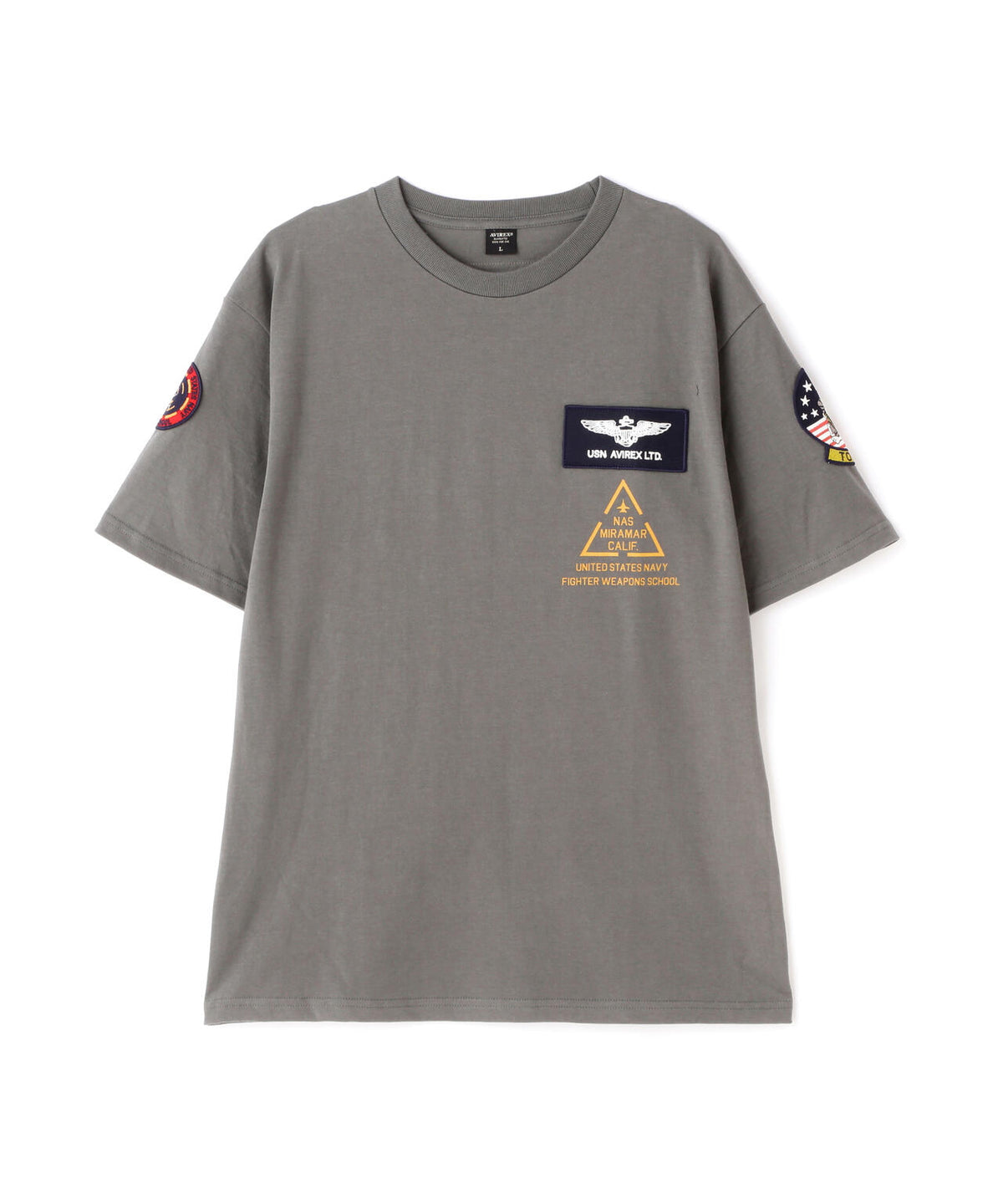 TOP GUN PATCH & PRINT T-SHIRT / トップガン パッチ & プリント Tシャツ
