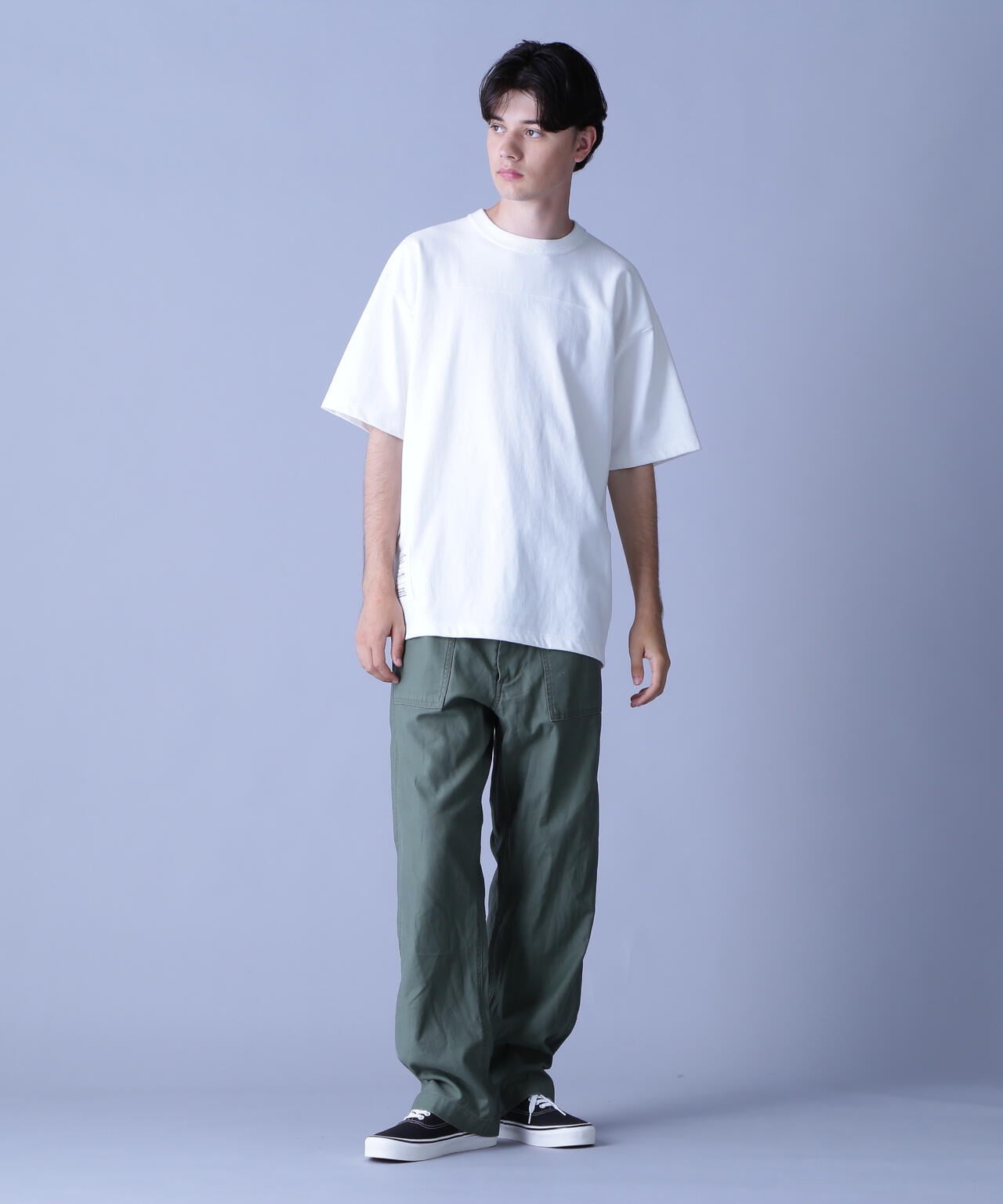 BASIC HEAVYWEIGHT S/S FOOTBALL T-SHIRT / ベーシック ヘビーウェイト 半袖 フットボール Tシャツ