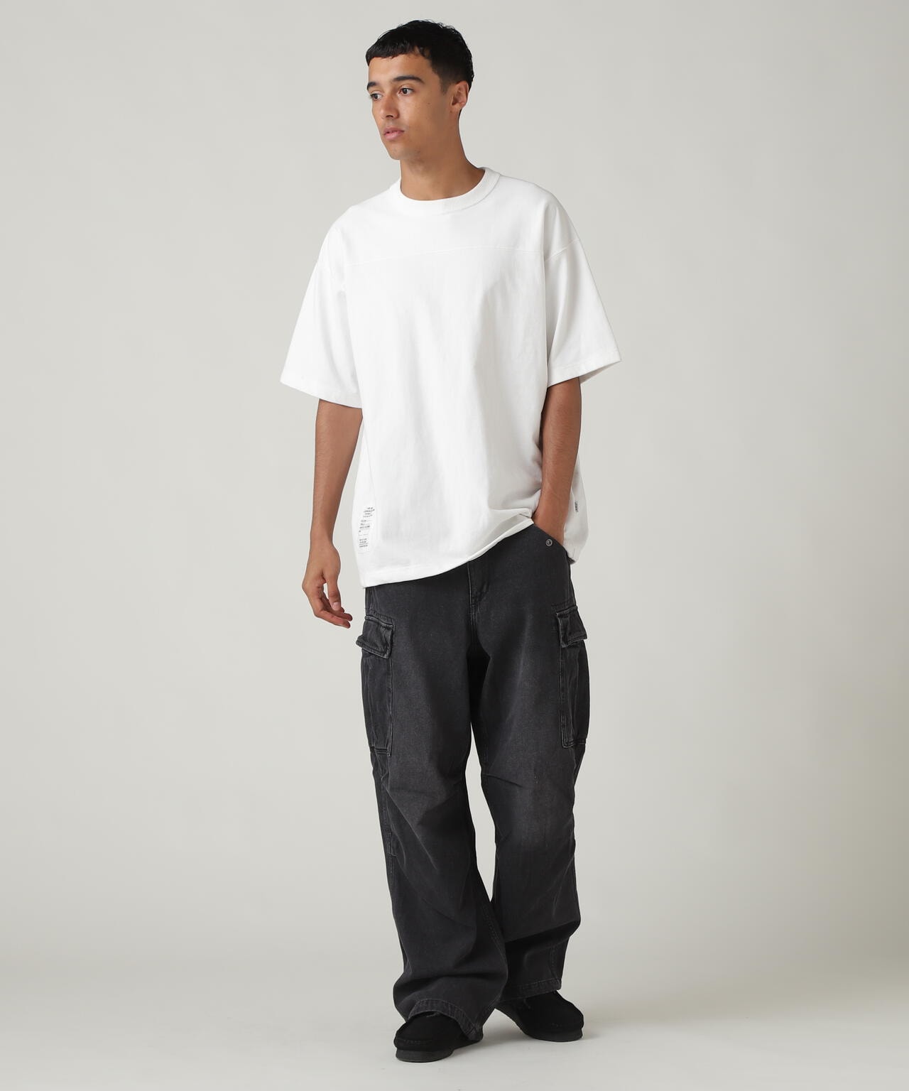BASIC HEAVYWEIGHT S/S FOOTBALL T-SHIRT / ベーシック ヘビーウェイト 半袖 フットボール Tシャツ