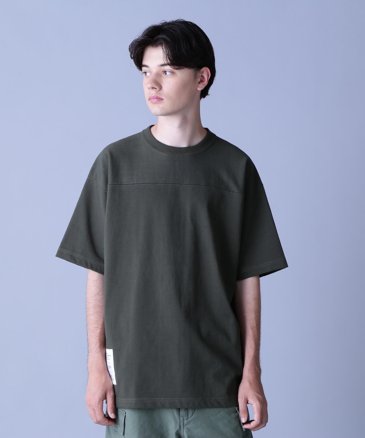 BASIC HEAVYWEIGHT S/S FOOTBALL T-SHIRT / ベーシック ヘビーウェイト 半袖 フットボール Tシャツ