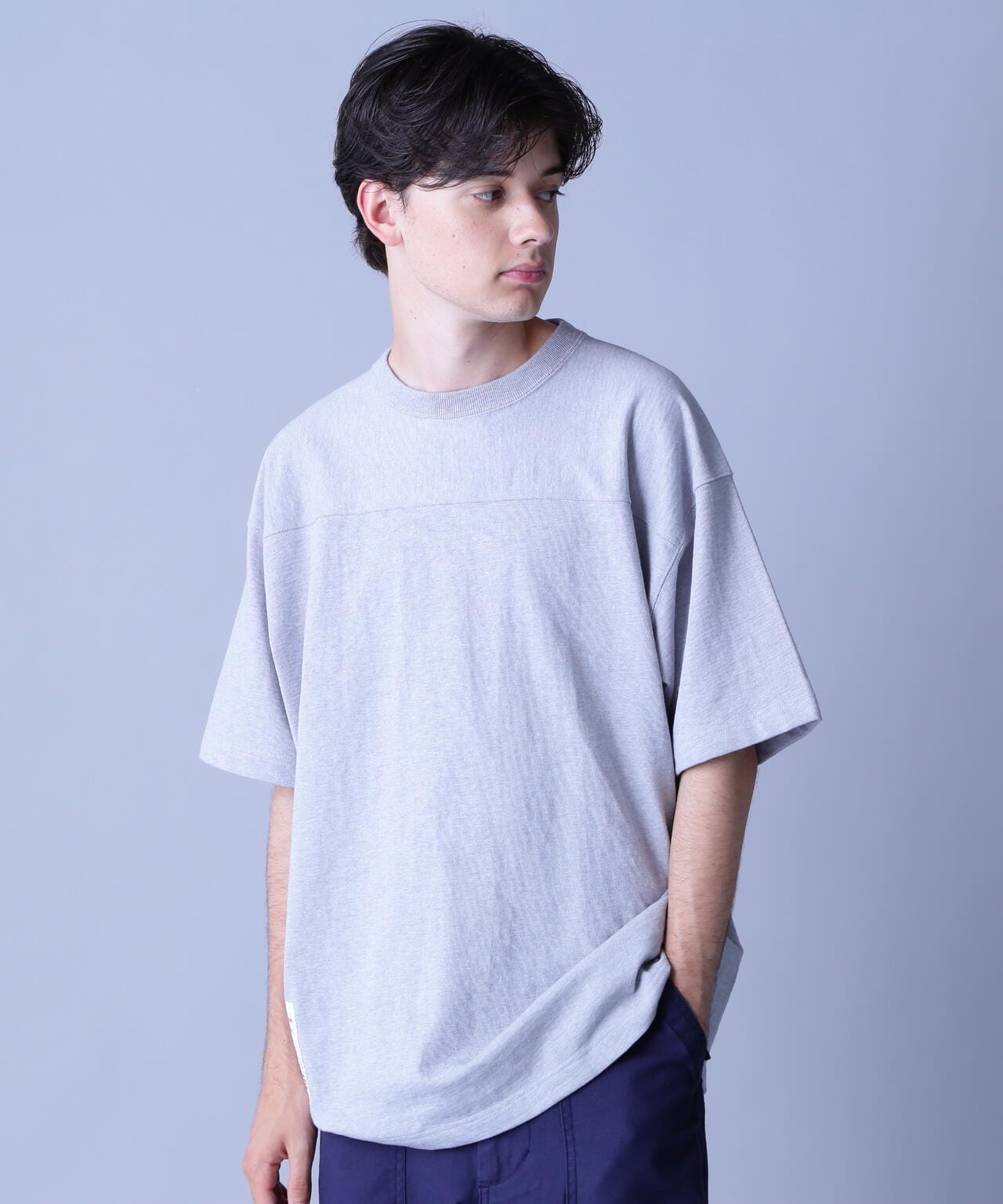 BASIC HEAVYWEIGHT S/S FOOTBALL T-SHIRT / ベーシック ヘビーウェイト 半袖 フットボール Tシャツ