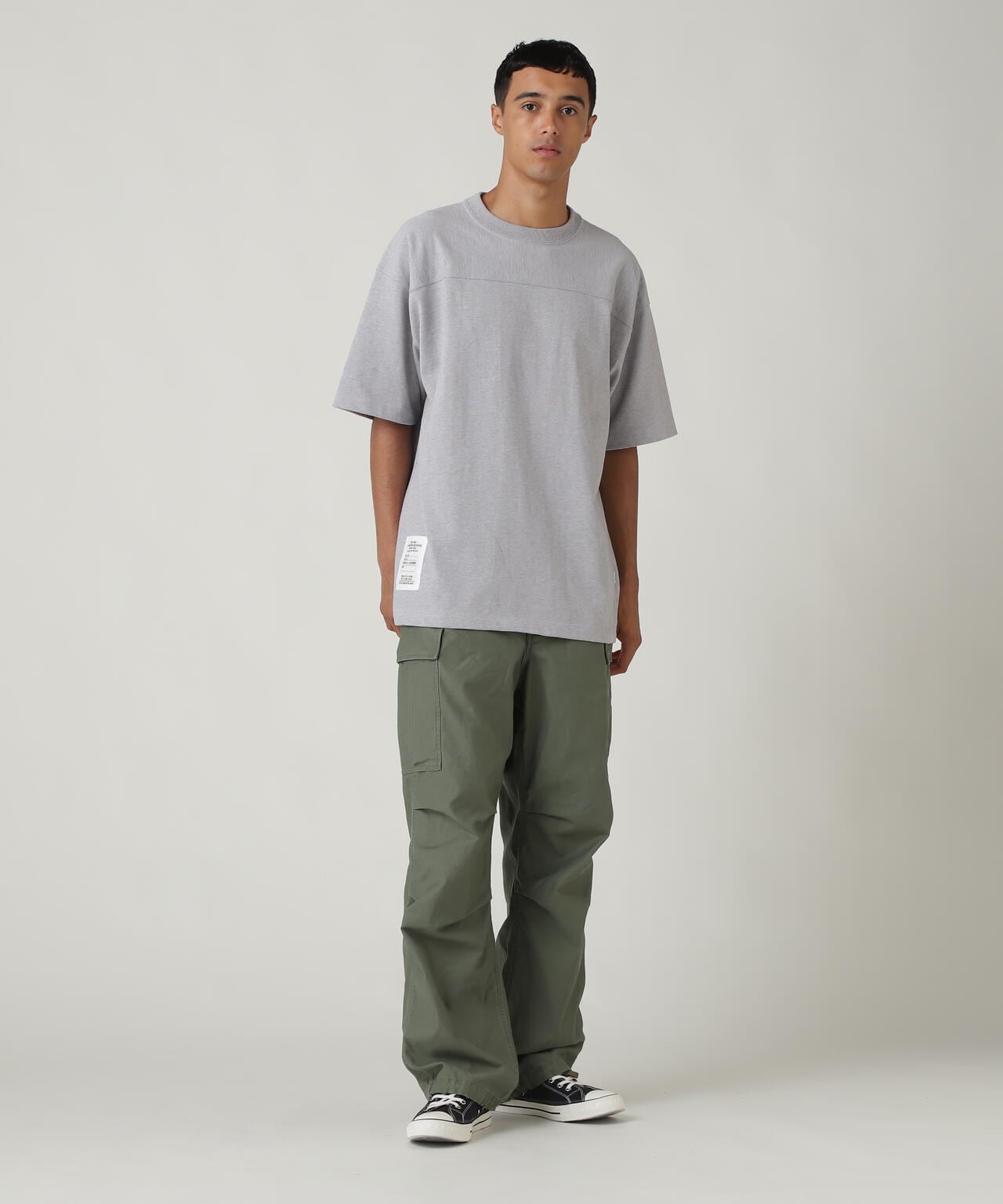 BASIC HEAVYWEIGHT S/S FOOTBALL T-SHIRT / ベーシック ヘビーウェイト 半袖 フットボール Tシャツ