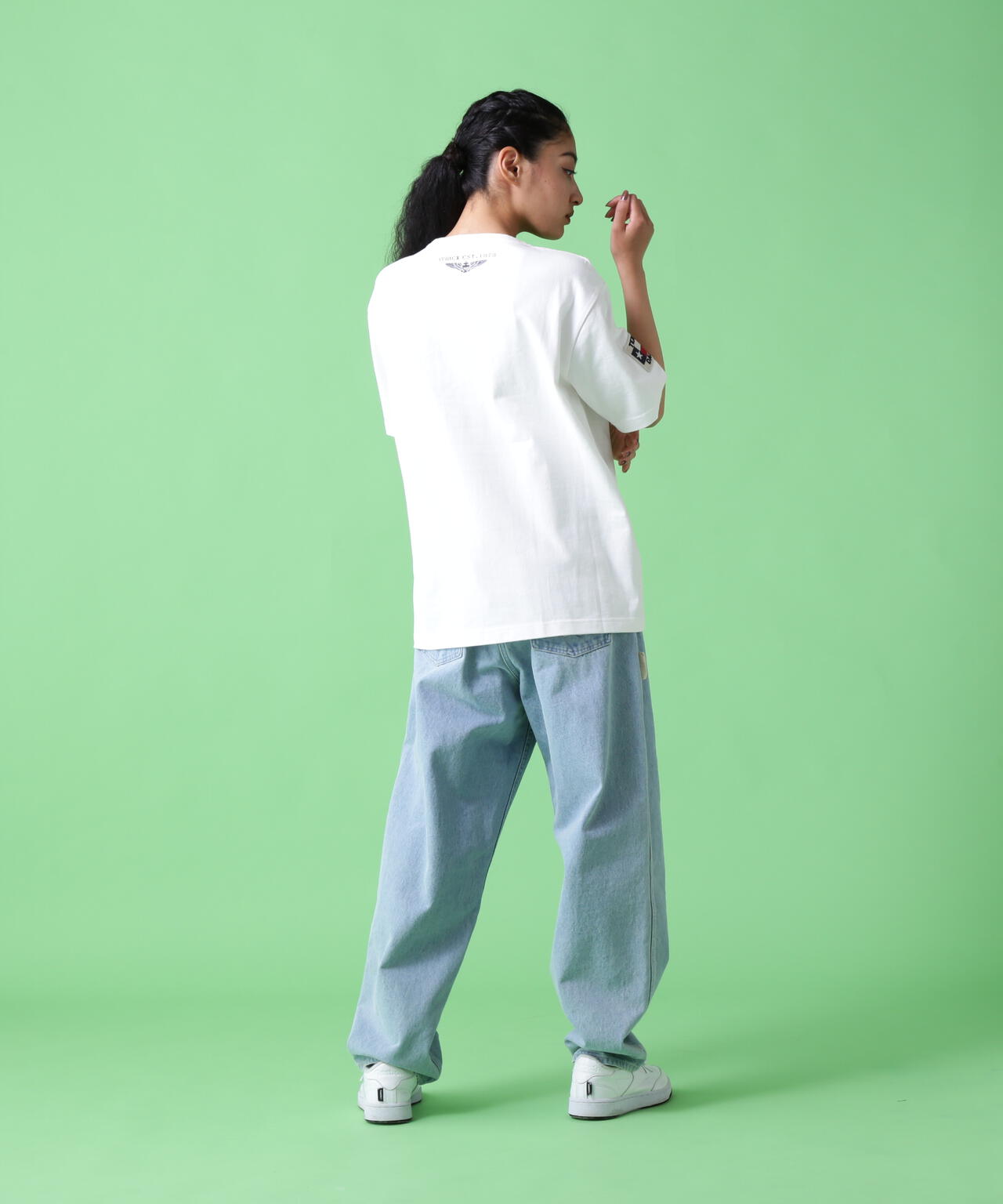 《WEB&DEPOT限定》トップガン ワッペン Tシャツ/ TOP GUN WAPPEN S/S CREW NECK T-SHIRT