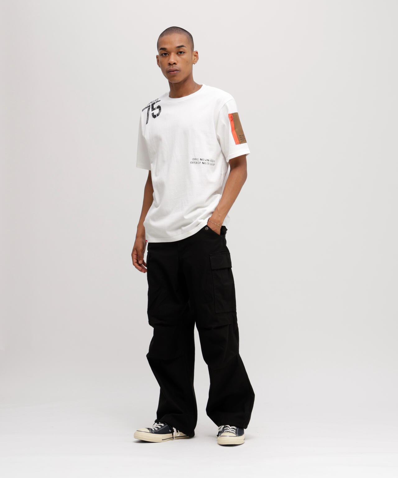 《WEB&DEPOT限定》 REMODEL DESIGN CREW NECK T-SHIRT/リモデルデザイン半袖Tシャツ