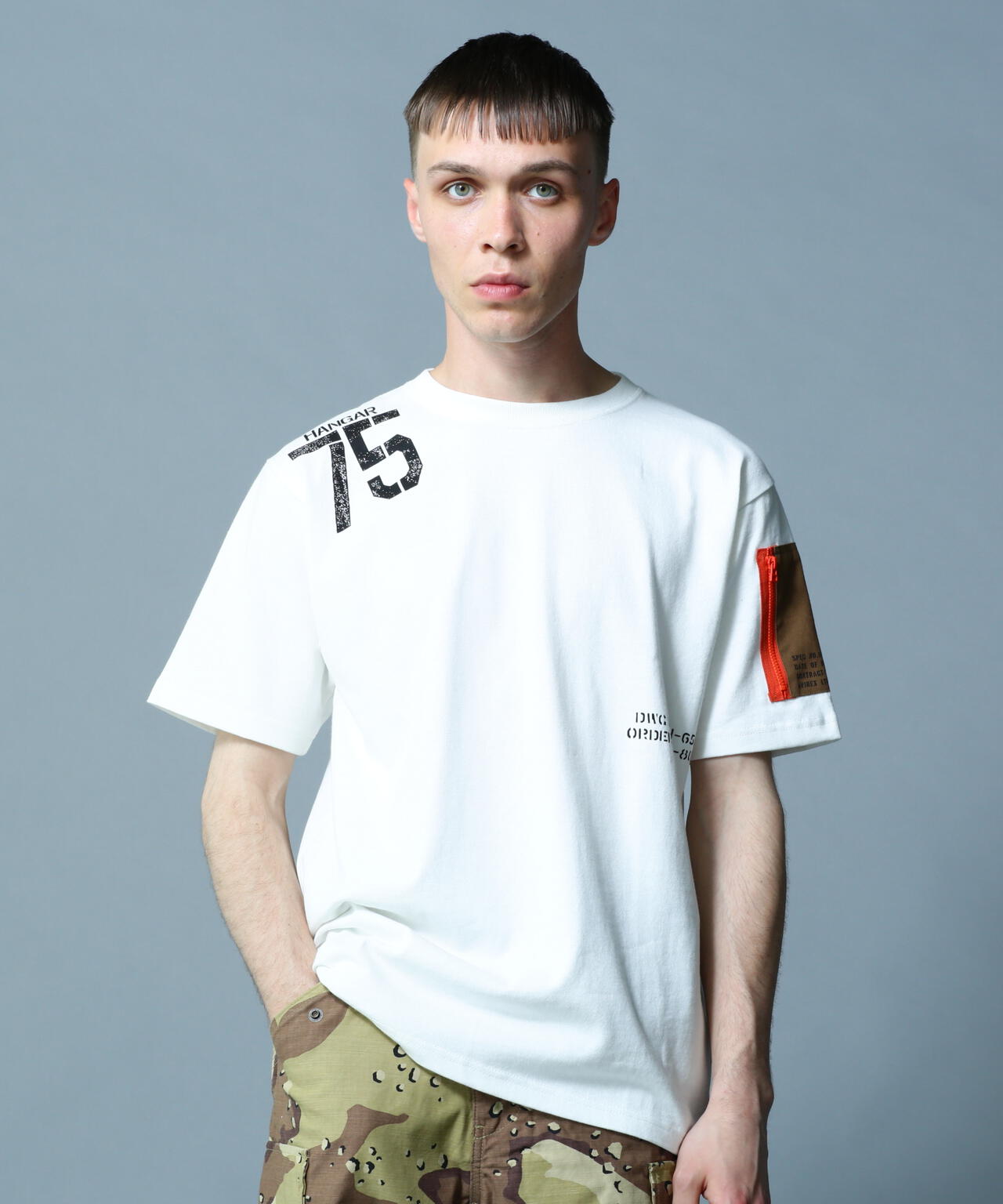 《WEB&DEPOT限定》 REMODEL DESIGN CREW NECK T-SHIRT/リモデルデザイン半袖Tシャツ