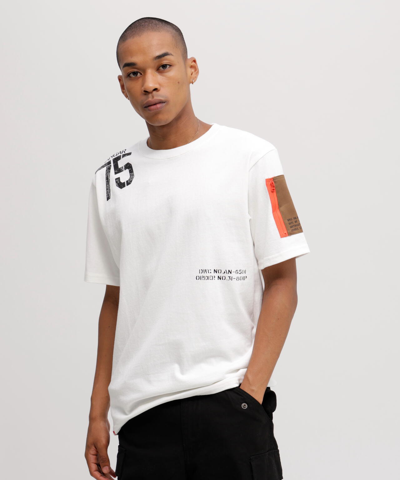 《WEB&DEPOT限定》 REMODEL DESIGN CREW NECK T-SHIRT/リモデルデザイン半袖Tシャツ