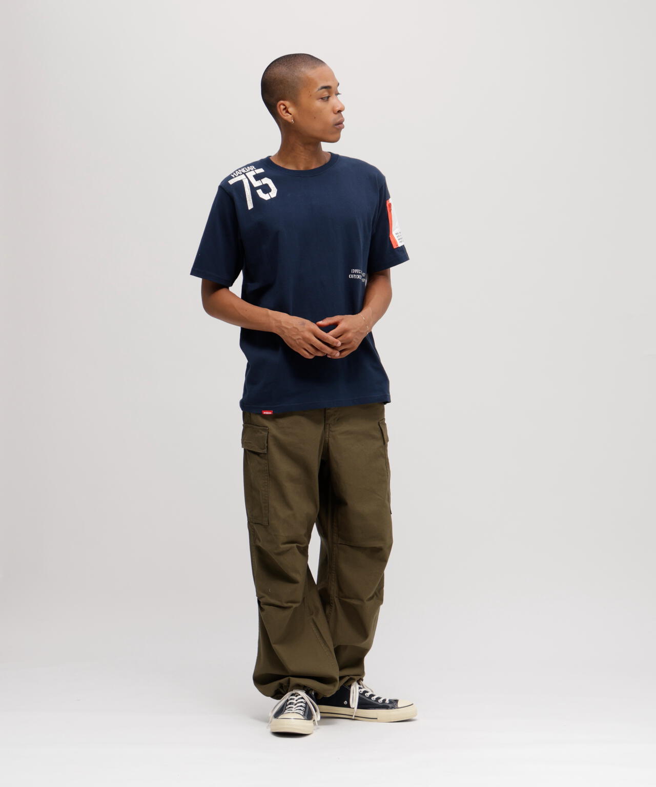《WEB&DEPOT限定》 REMODEL DESIGN CREW NECK T-SHIRT/リモデルデザイン半袖Tシャツ