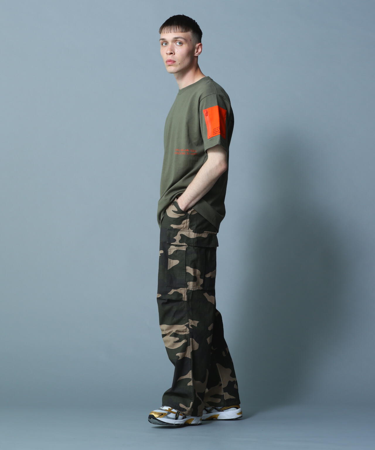 《WEB&DEPOT限定》 REMODEL DESIGN CREW NECK T-SHIRT/リモデルデザイン半袖Tシャツ