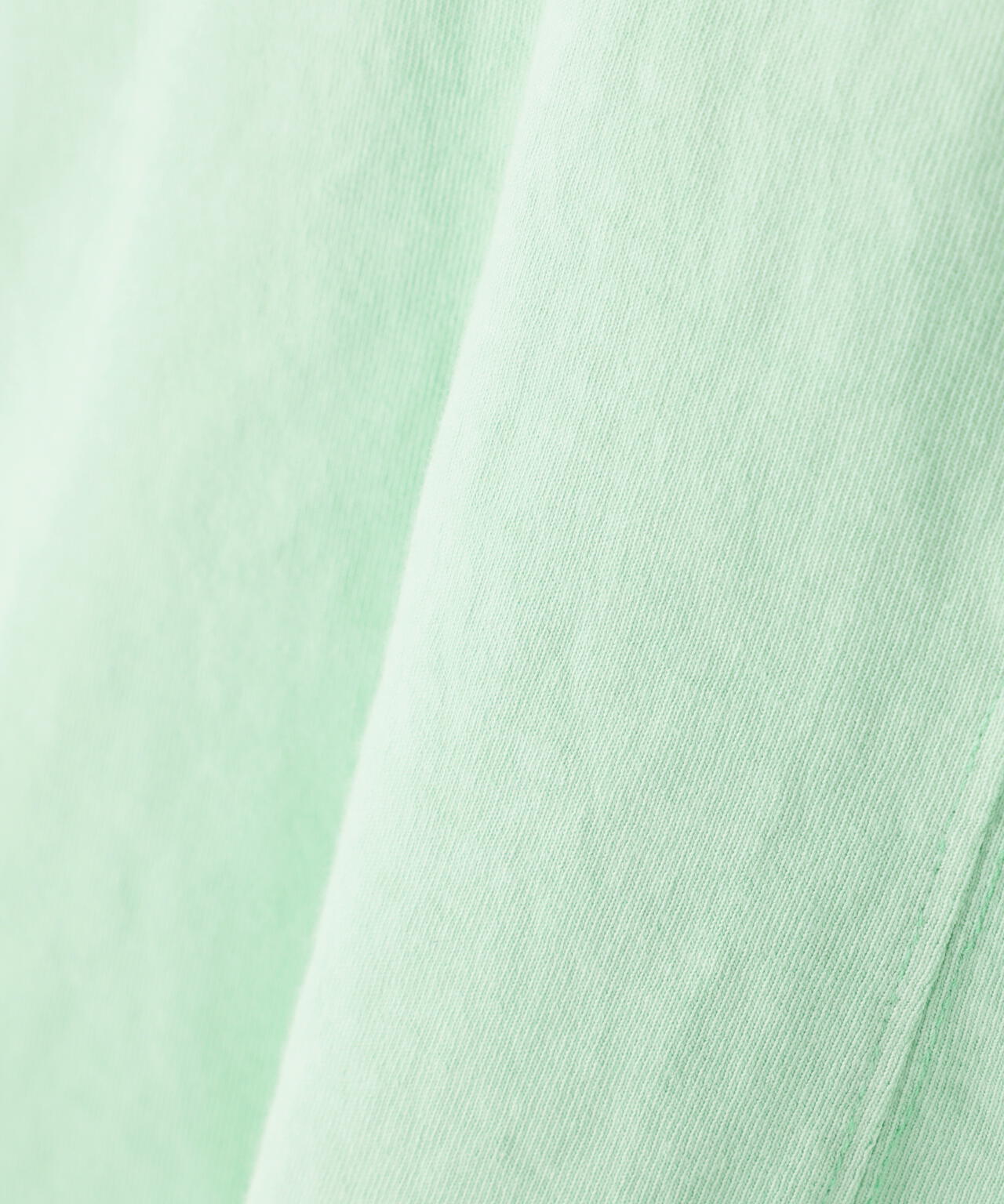 FADE WASH CUFFS OPEN EMBROIDERY T-SHIRT/フェイドウォッシュ カフスオープン刺繍Tシャツ