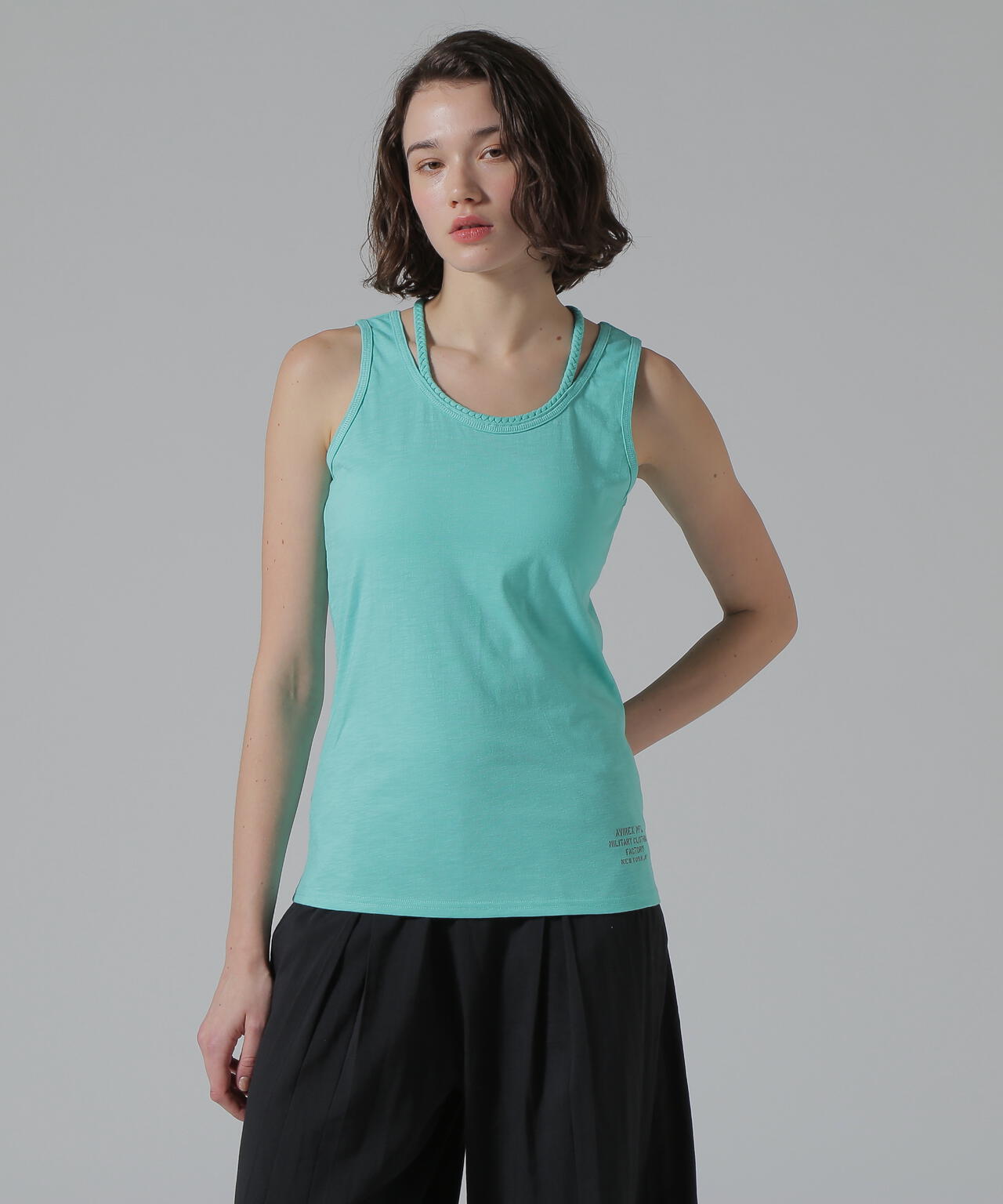 ブレード タンクトップ/BRAID TANK TOP
