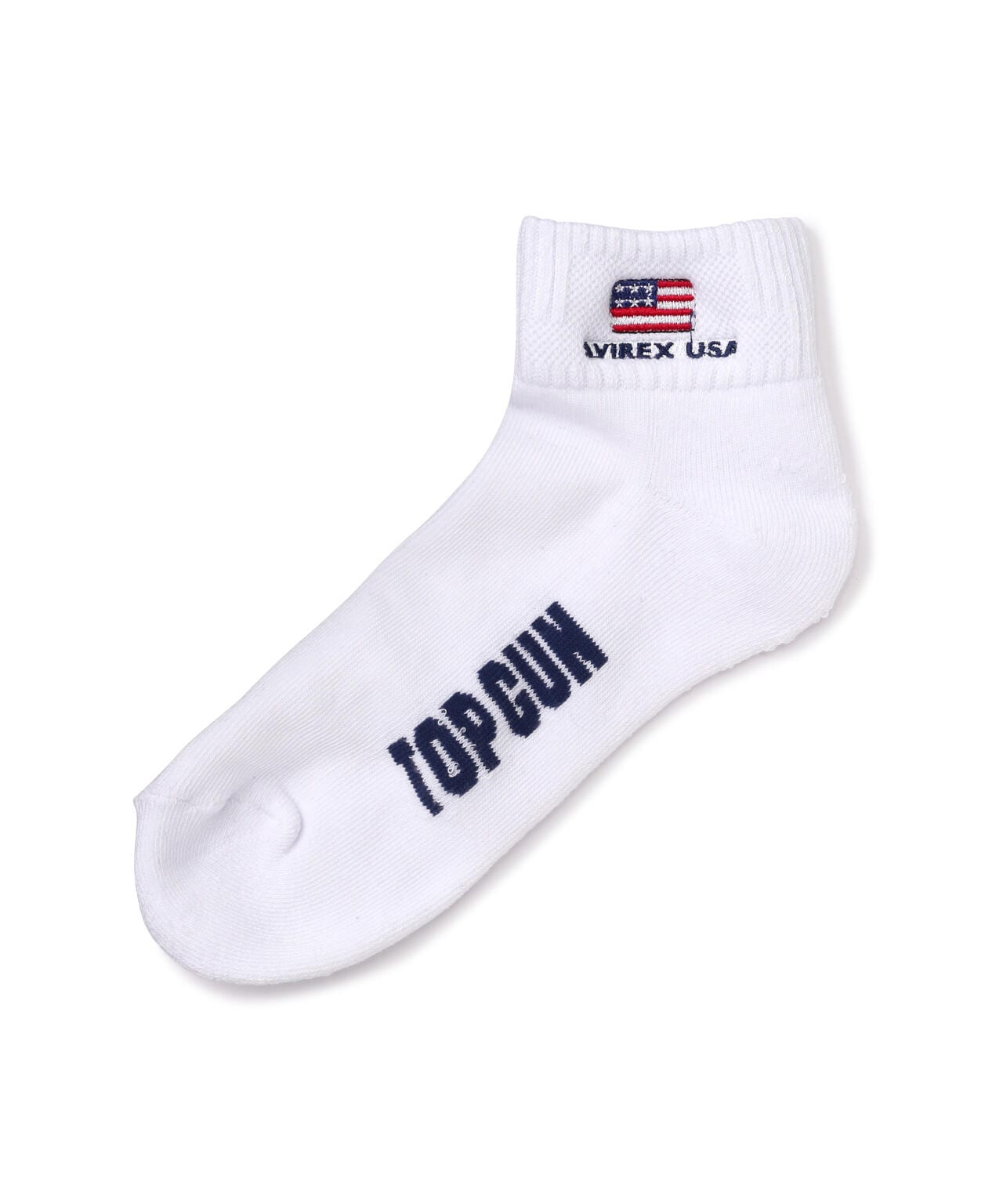 《直営店限定》TOP GUN LOW CREW SOCKS/トップガン ロウクルーソックス/AVIREX/アヴィレックス