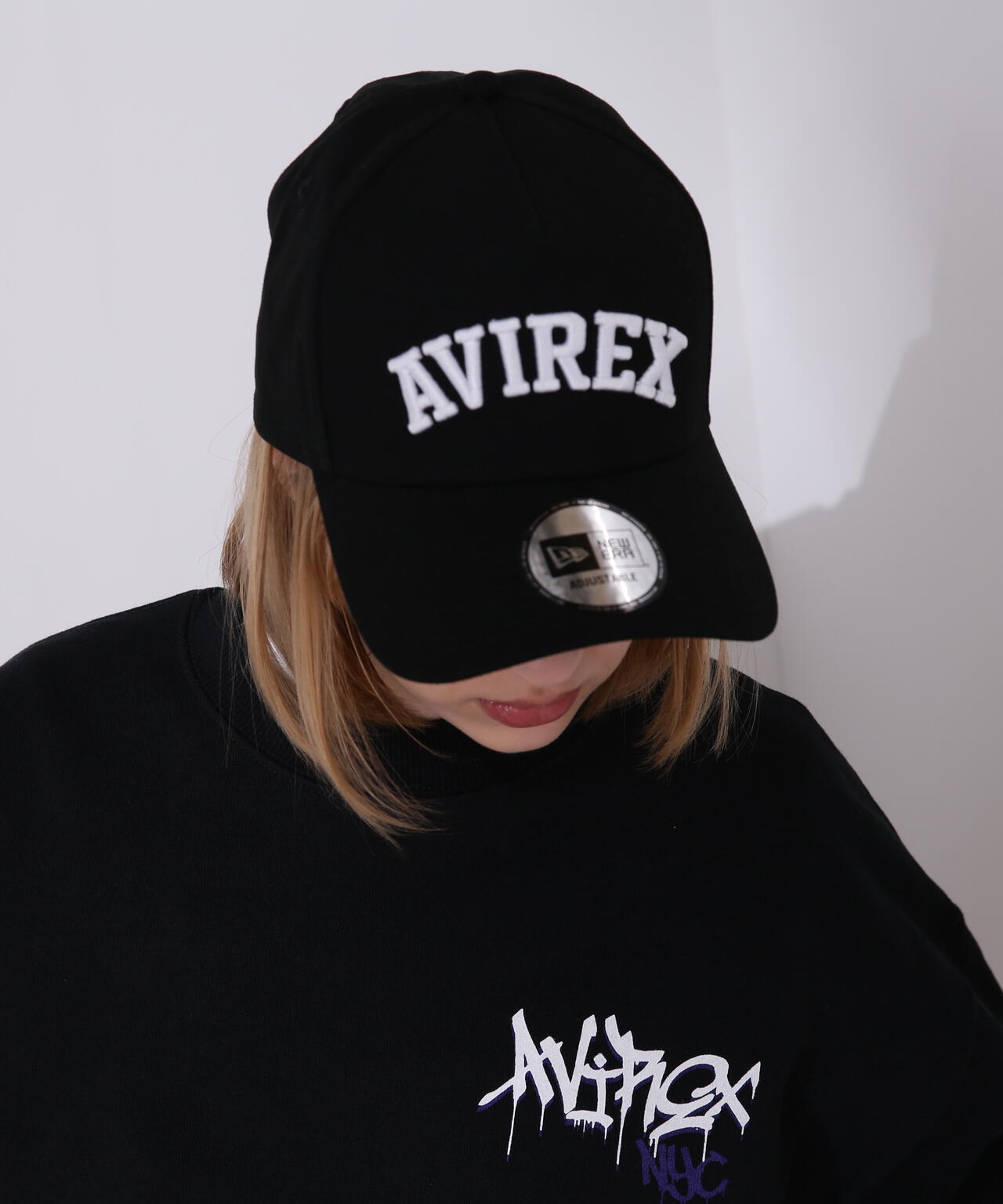 《AVIREX × NEWERA》9FORTY A-FRAME LOGO CAP ADJUSTABLE / 9フォーティー Aフレーム ロゴ