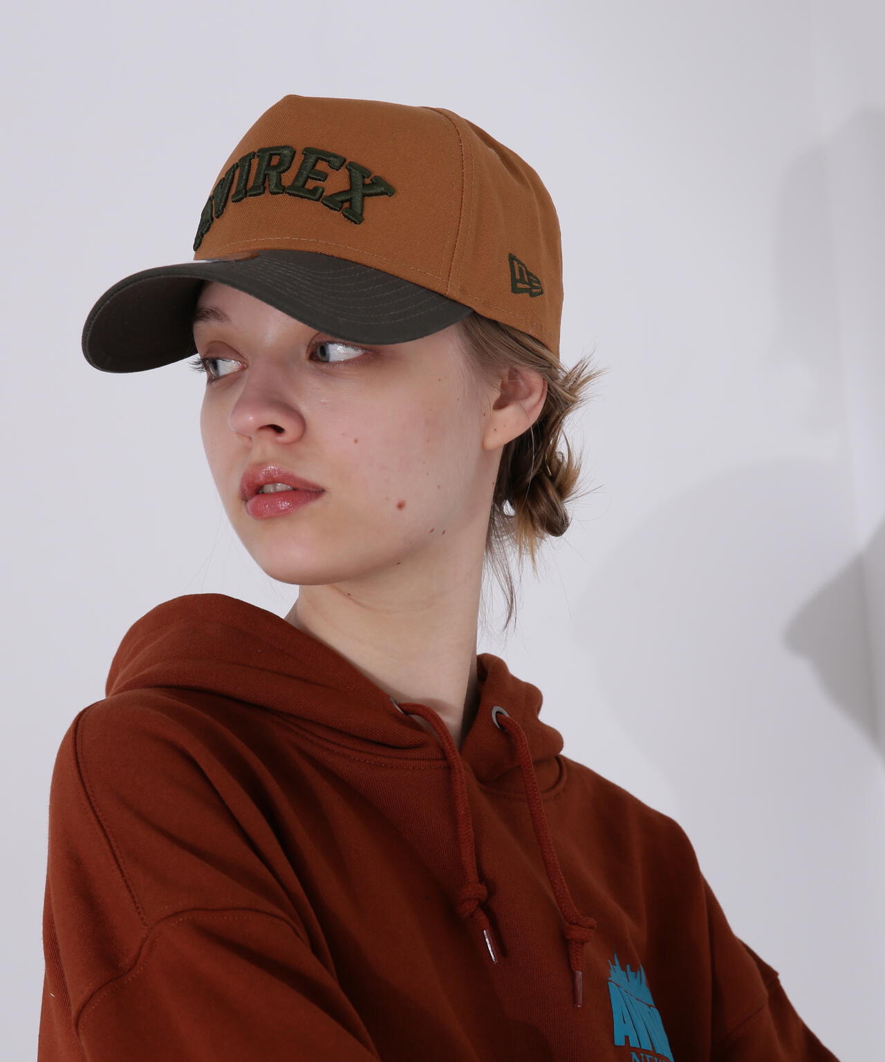 《AVIREX × NEWERA》9FORTY A-FRAME LOGO CAP ADJUSTABLE / 9フォーティー Aフレーム ロゴ