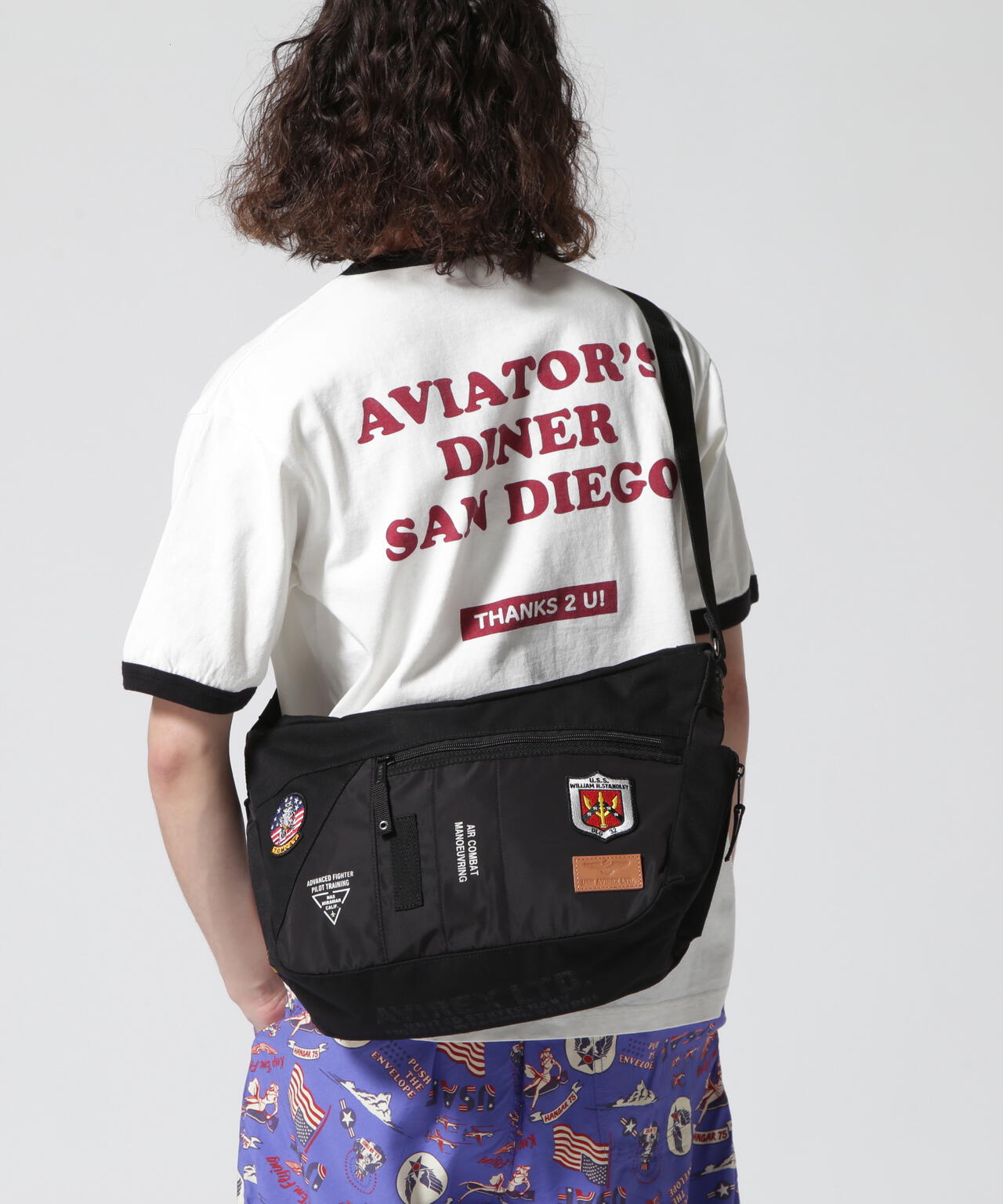 TOP GUN HOBO BAG/トップガン ホーボー バッグ/AVIREX/アヴィレックス