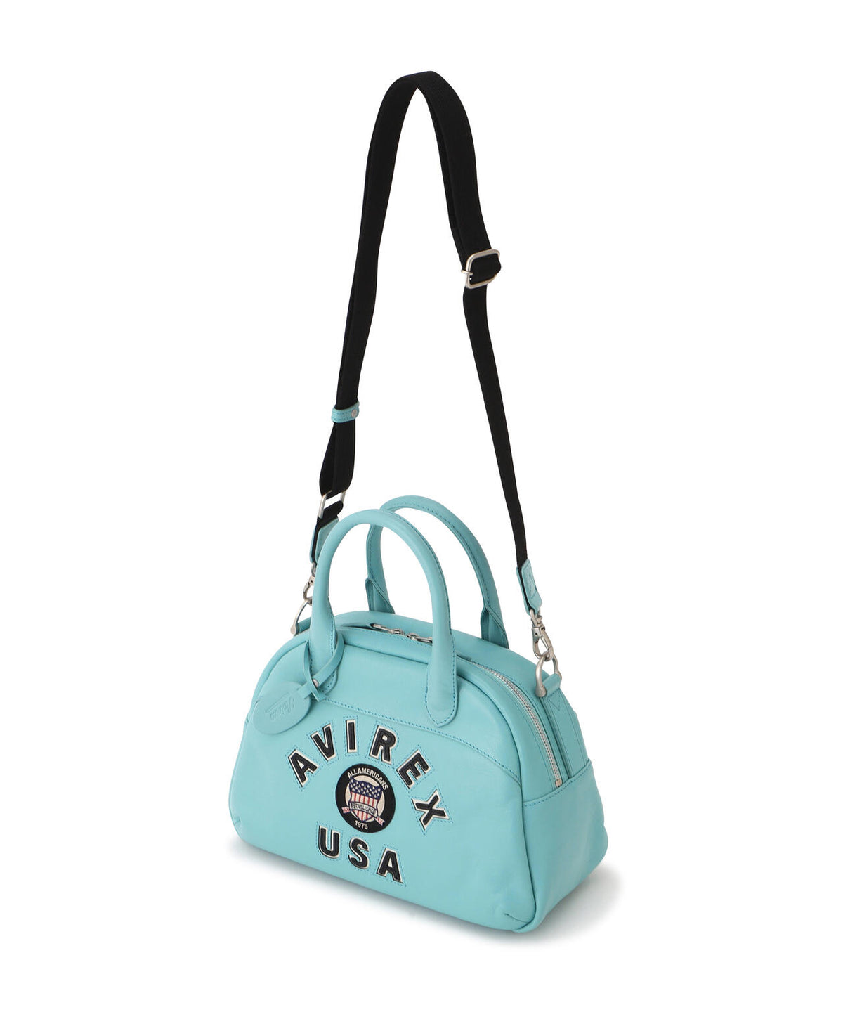 《直営店限定》VARSITY LEATHER MINI-BOSTON BAG/ バーシティー レザー ミニ ボストンバッグ/AVX5625
