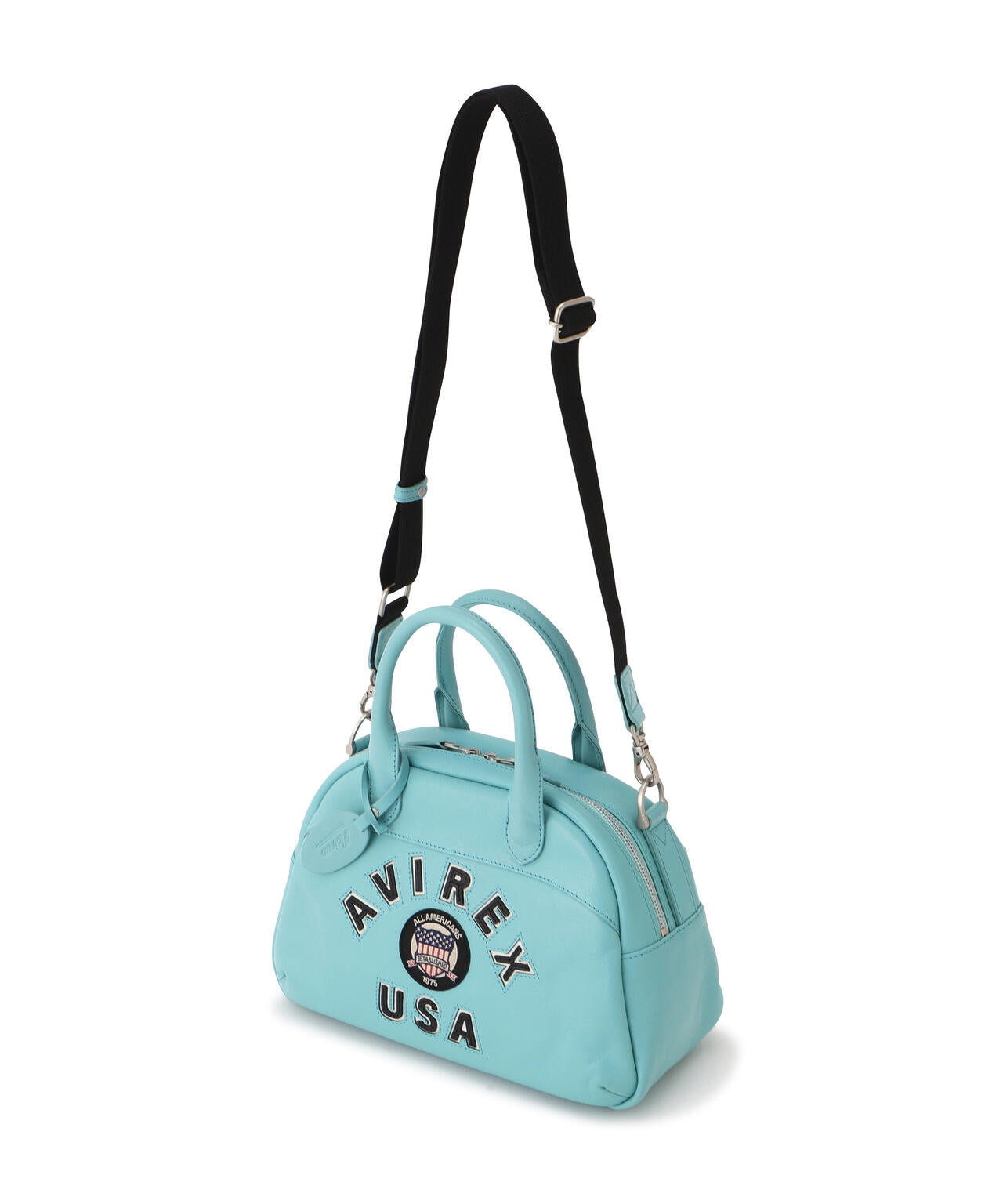 《直営店限定》VARSITY LEATHER MINI-BOSTON BAG/ バーシティー レザー ミニ ボストンバッグ/AVX5625