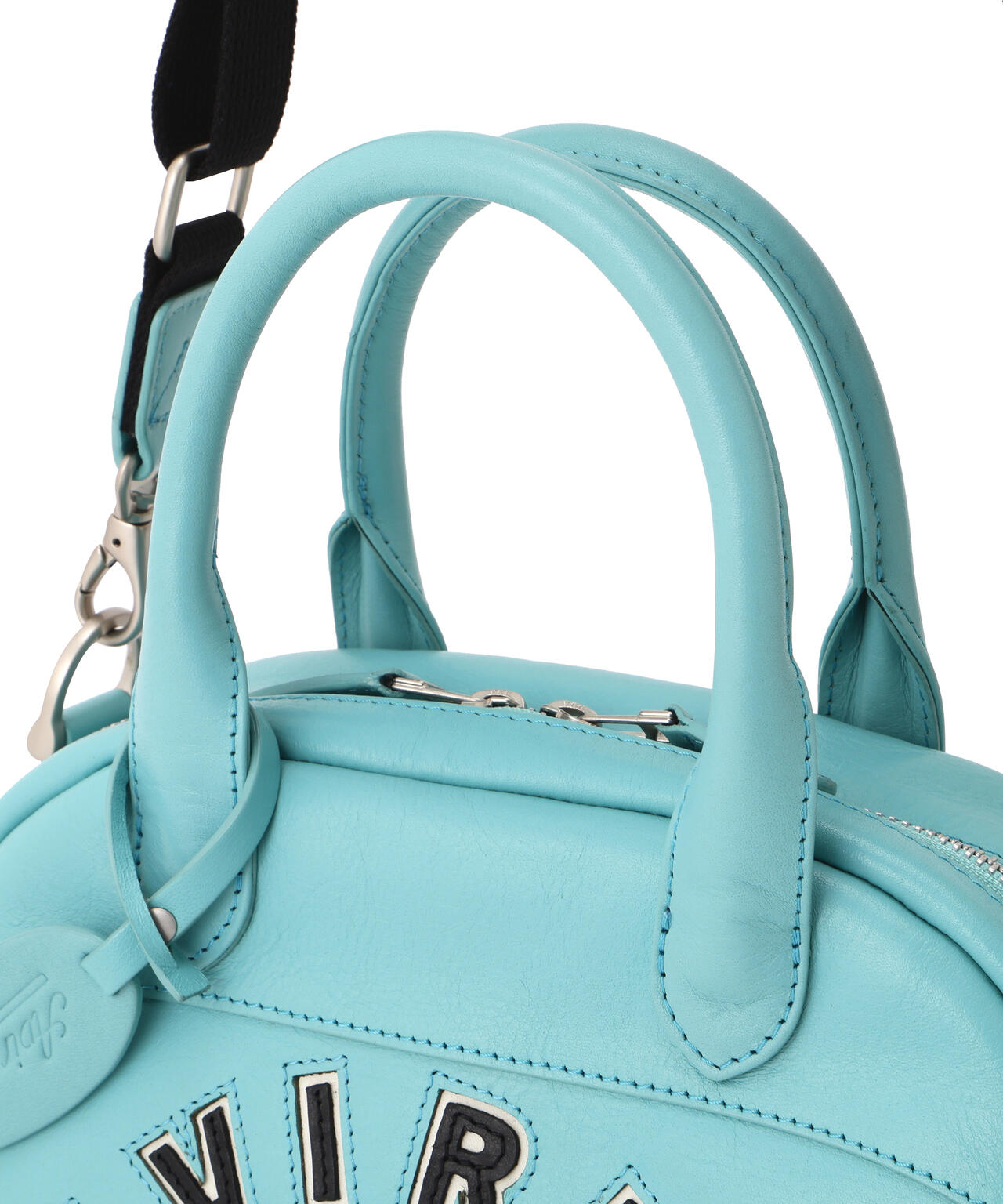 《直営店限定》VARSITY LEATHER MINI-BOSTON BAG/ バーシティー レザー ミニ ボストンバッグ/AVX5625