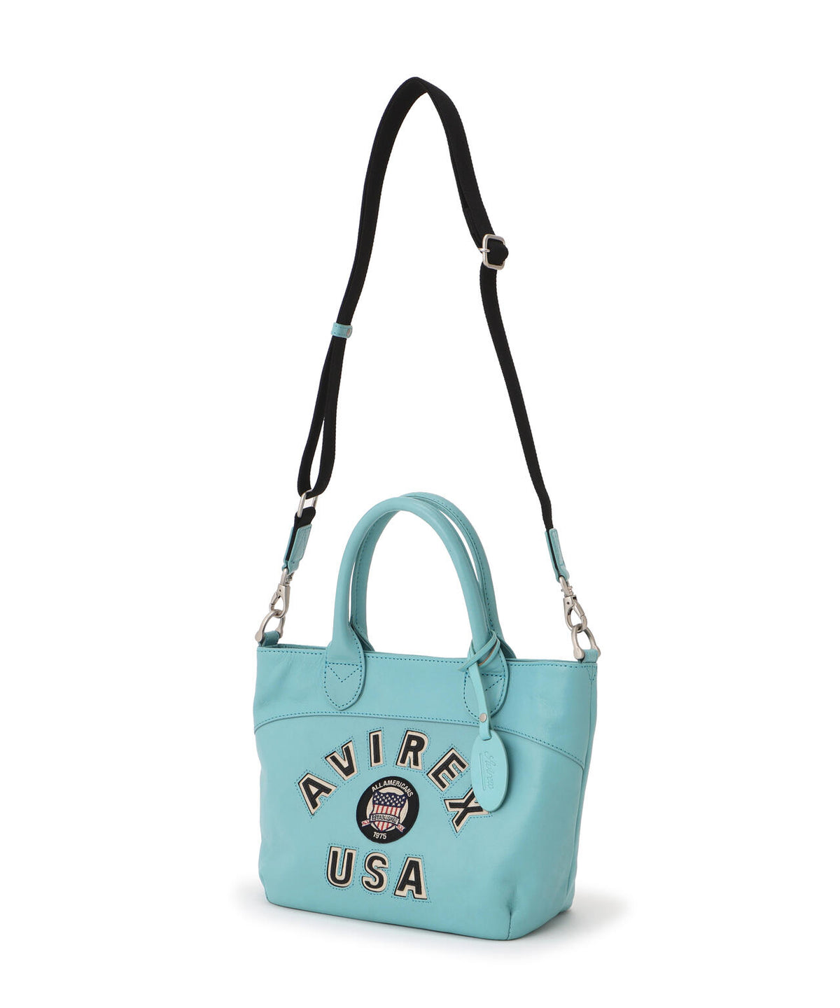 バーシティー レザー ミニ トートバッグ/VARSITY LEATHER MINI TOTE BAG/AVX5626