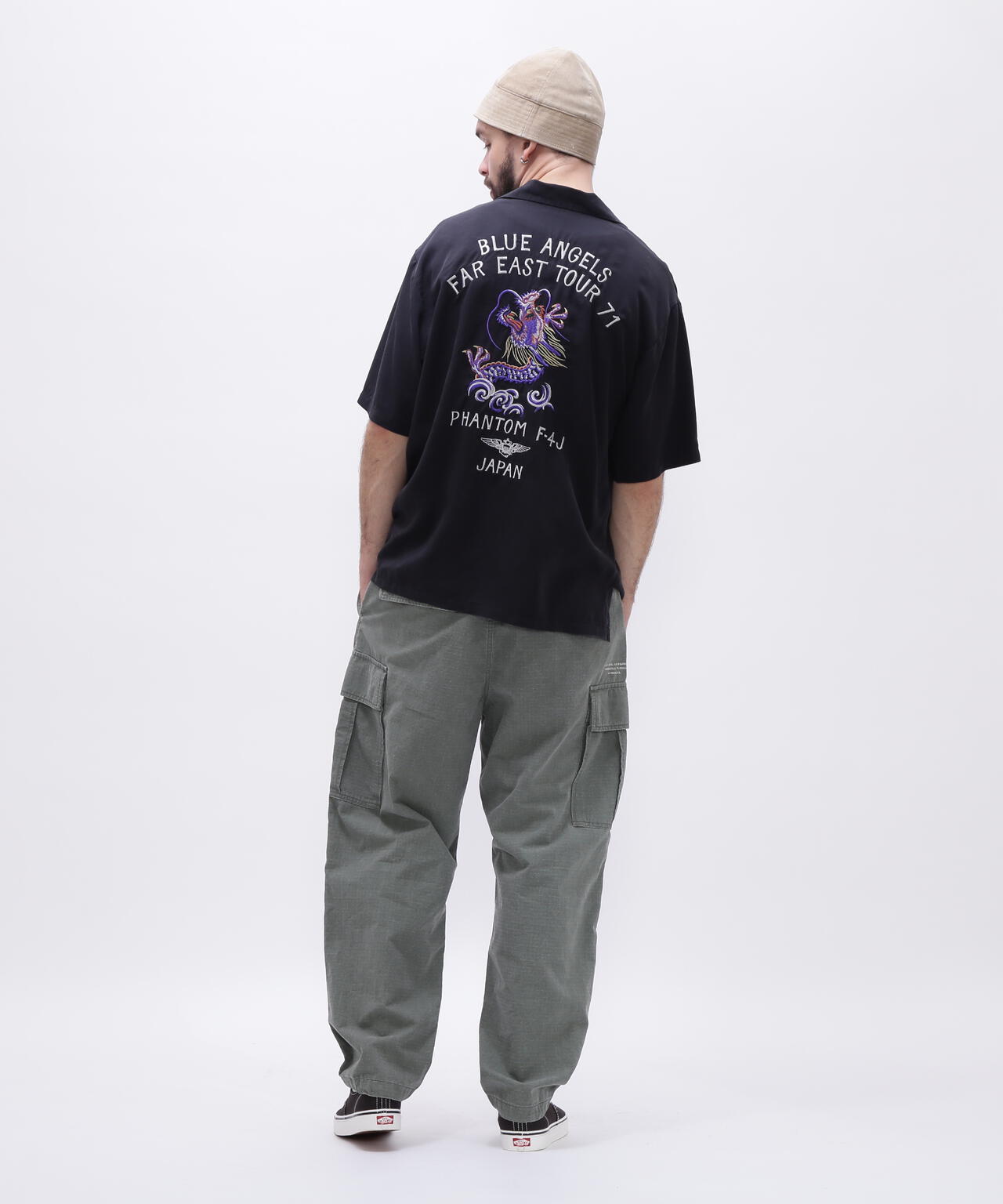 TENCEL SUKA EMBROIDERY SHORTSLEEVE SHIRT