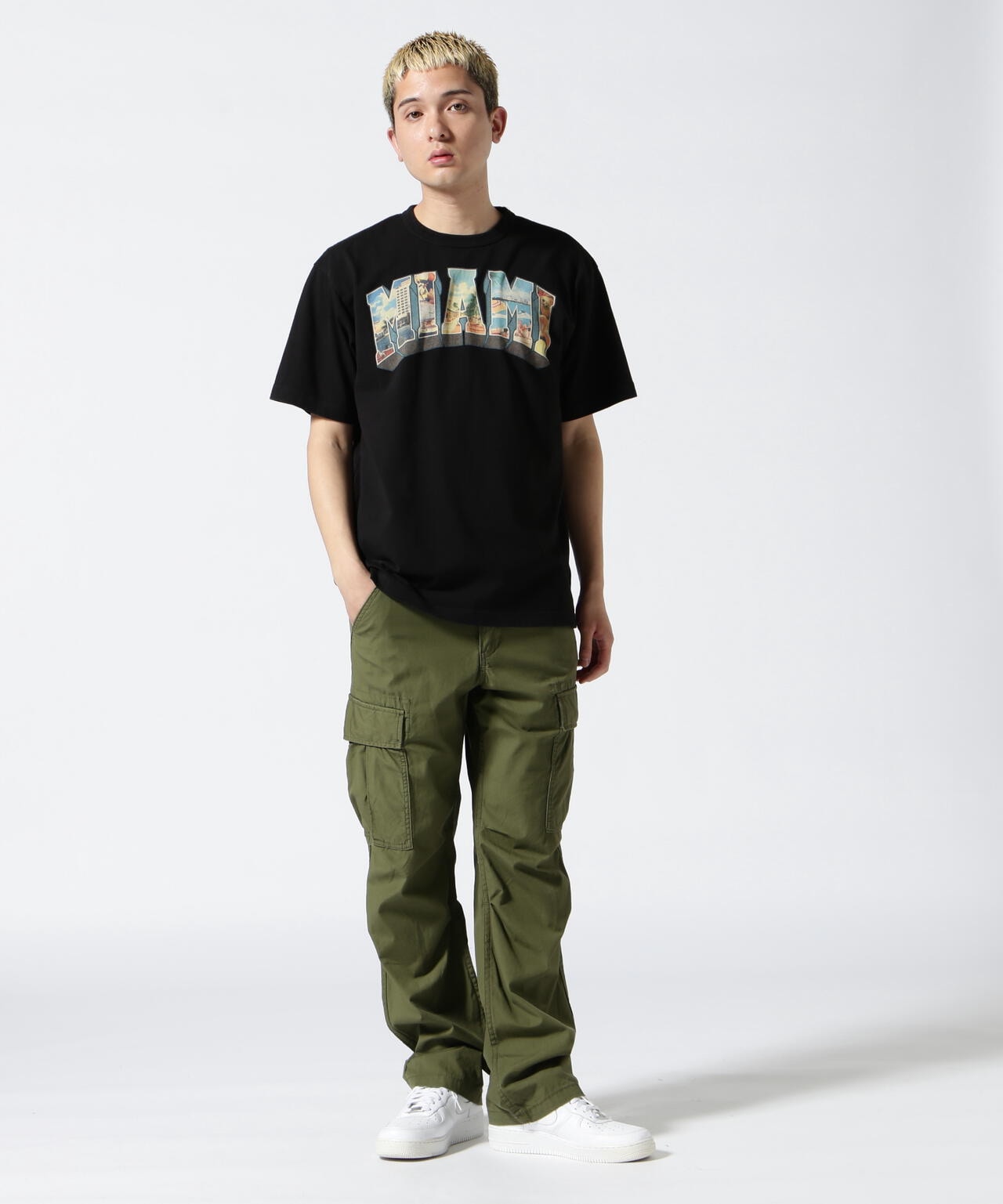 BIKINI COUNTY T-SHIRT POSTCARD / ビキニ カウンティ Tシャツ ポストカード / AVIREX /