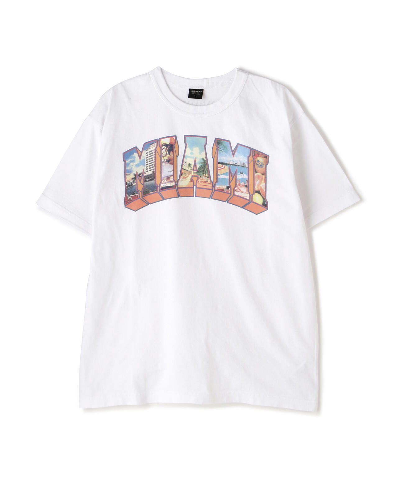 BIKINI COUNTY T-SHIRT POSTCARD / ビキニ カウンティ Tシャツ ポストカード / AVIREX /