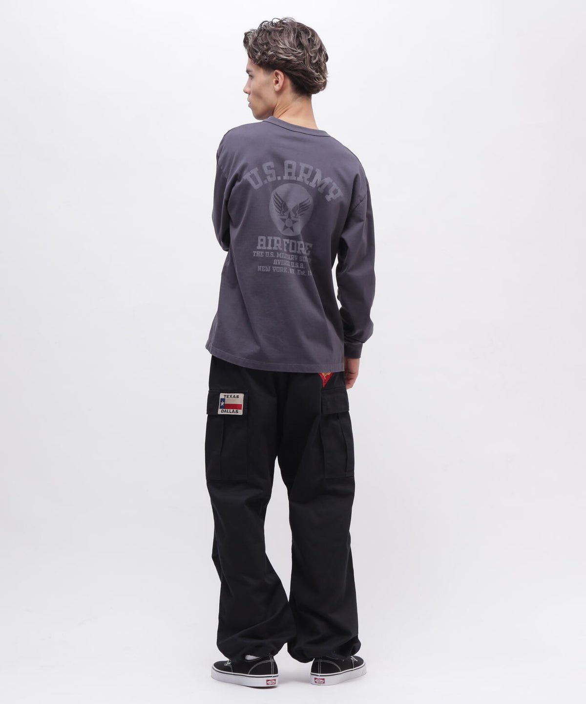 《直営店限定》TOP GUN WAPPEN CARGO PANTS / トップガン ワッペン カーゴパンツ / AVIREX