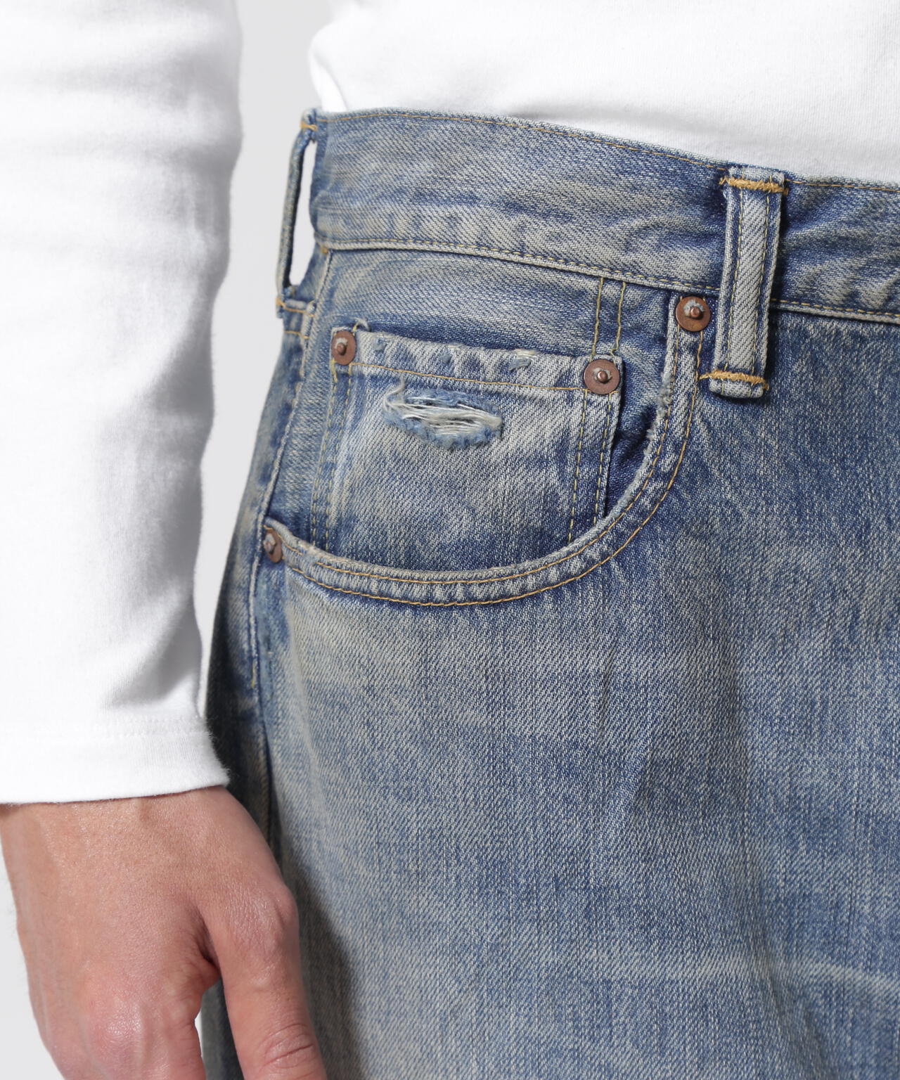 AVIREX × MOANDMOCLOTHING/ICON DENIM PANTS