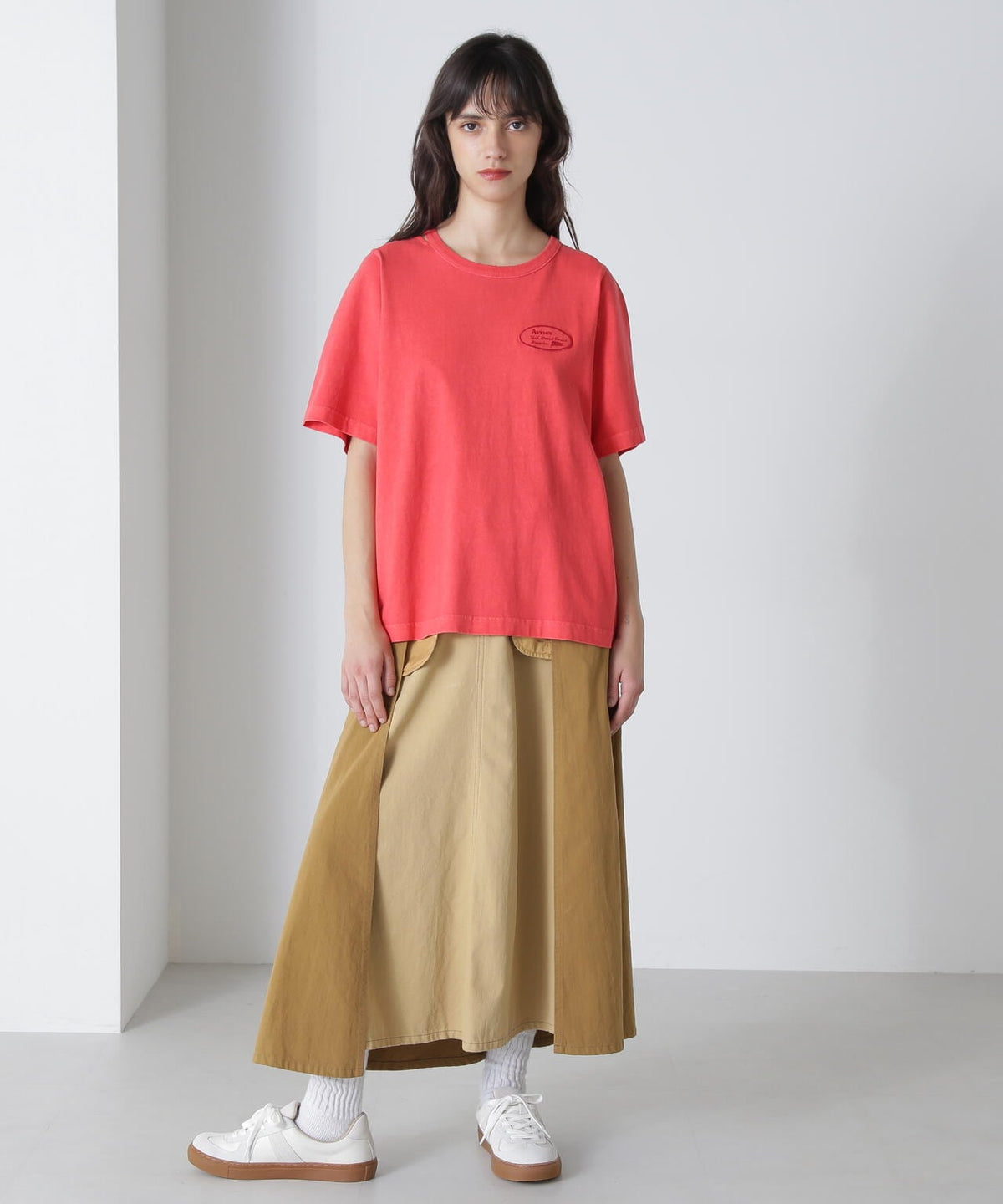 MILITARY LAYERED LIKE SKIRT/ミリタリー レイヤード スカート