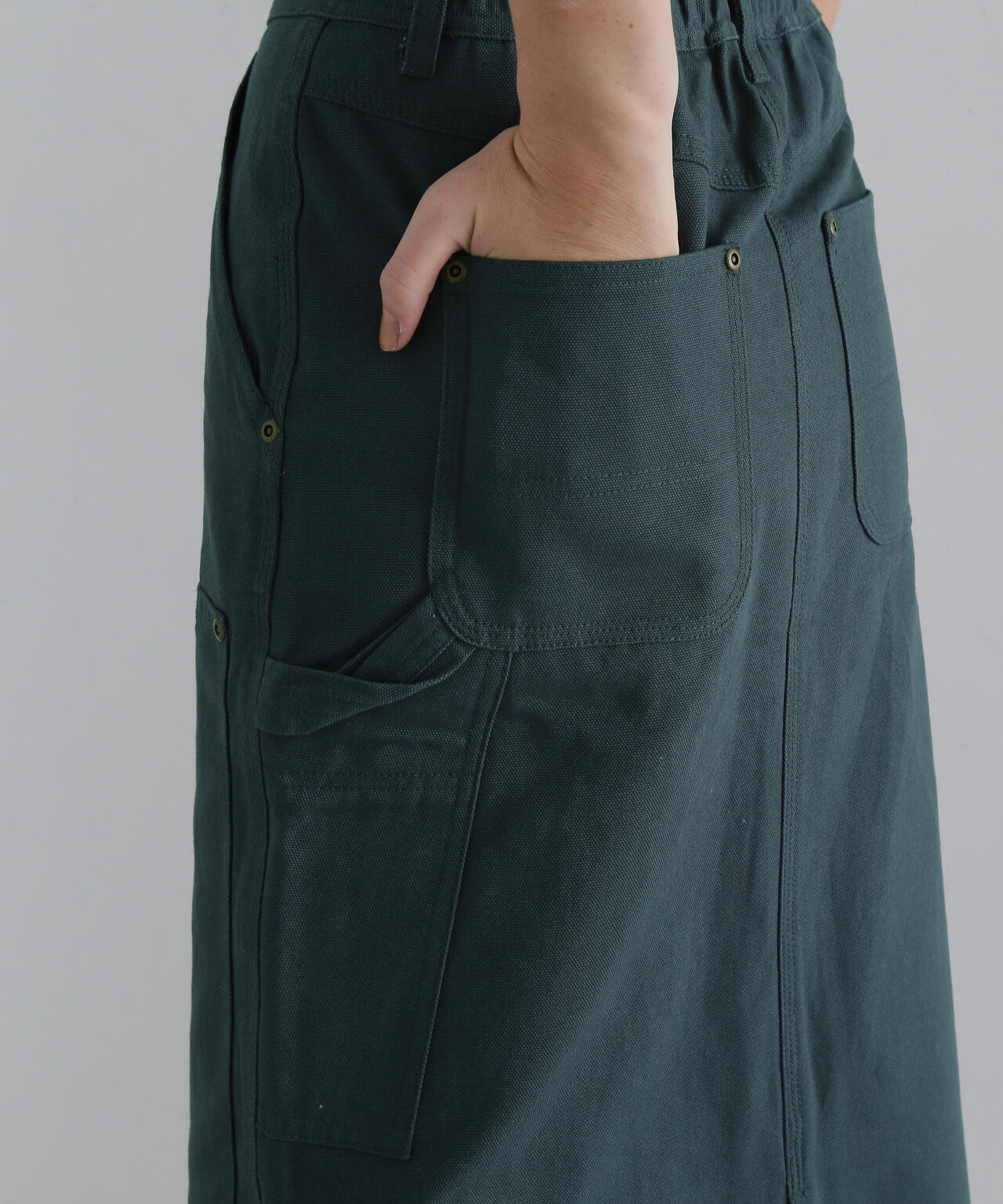 《AVIREX × UNIVERSAL OVERALL》 DOUBLE KNEE PAINTER SKIRT / ダブルニー ペインター