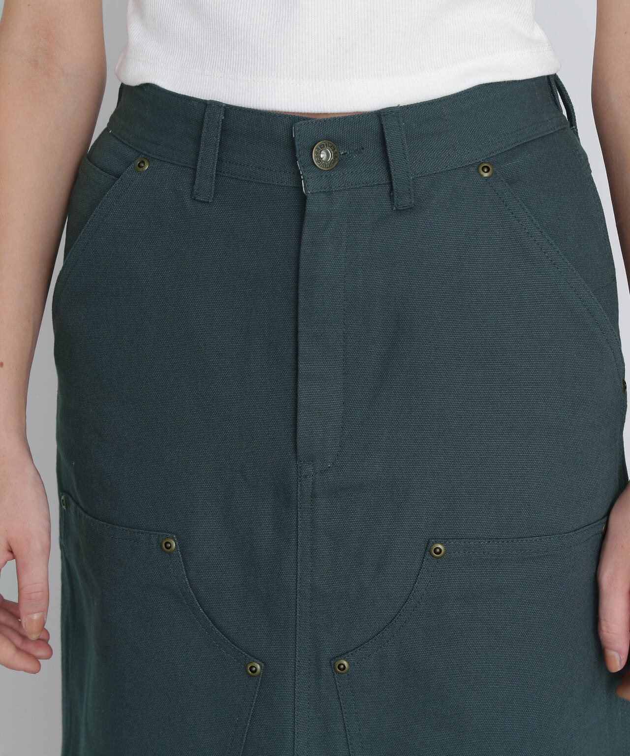 《AVIREX × UNIVERSAL OVERALL》 DOUBLE KNEE PAINTER SKIRT / ダブルニー ペインター