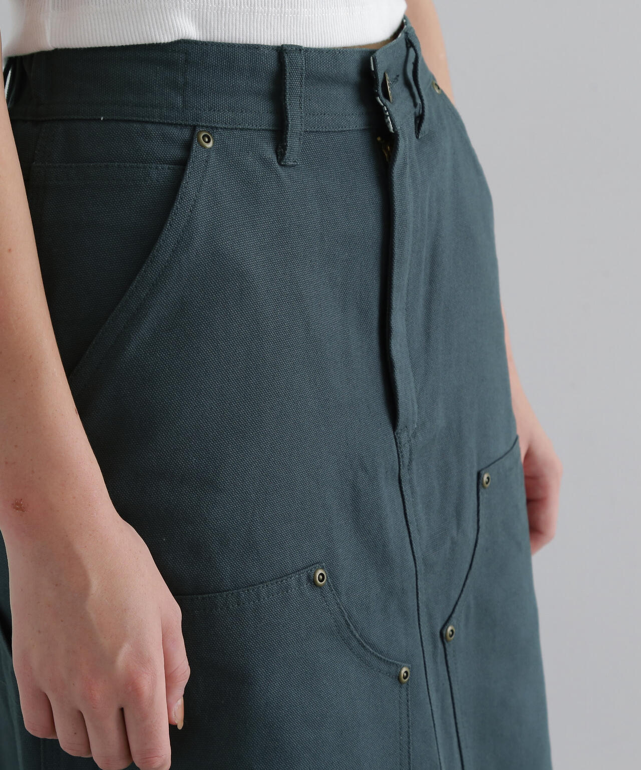 《AVIREX × UNIVERSAL OVERALL》 DOUBLE KNEE PAINTER SKIRT / ダブルニー ペインター