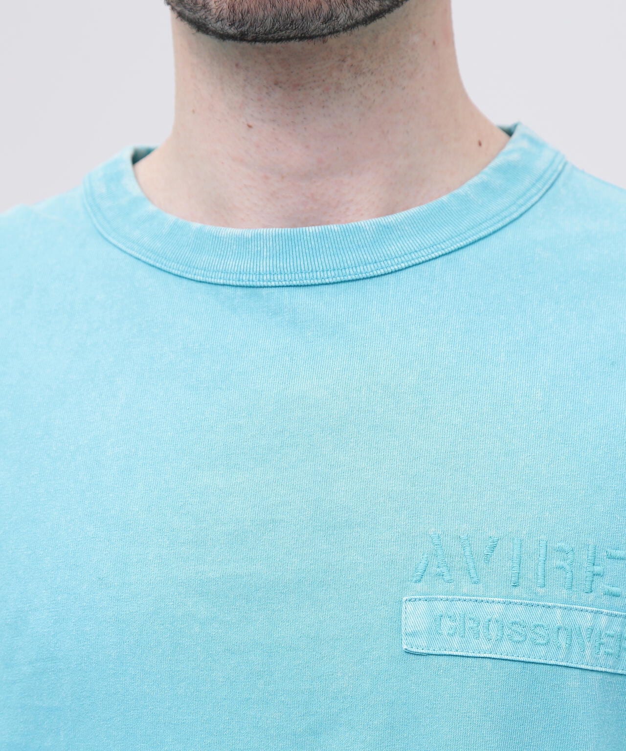 《CROSSOVER》FADED WASH LONGSLEEVE T-SHIRT / フェイデッド ウォッシュ 長袖Tシャツ