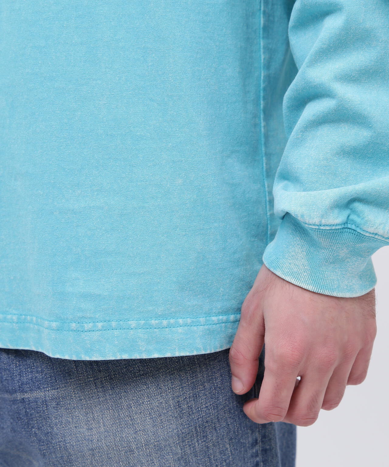 《CROSSOVER》FADED WASH LONGSLEEVE T-SHIRT / フェイデッド ウォッシュ 長袖Tシャツ