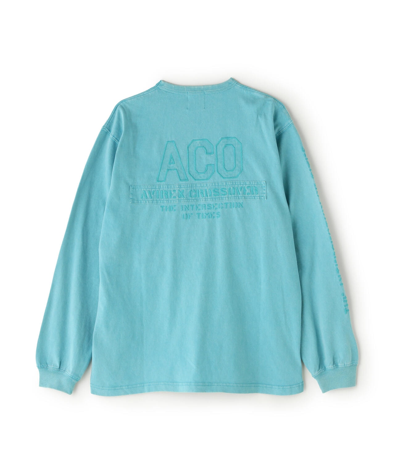 《CROSSOVER》FADED WASH LONGSLEEVE T-SHIRT / フェイデッド ウォッシュ 長袖Tシャツ