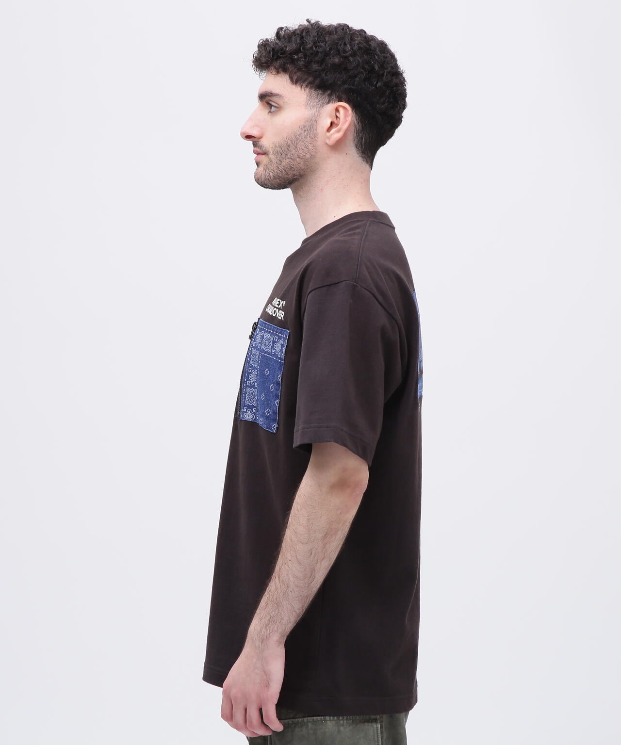 《CROSSOVER》DENIM POCKET T-SHIRT / クロスオーバー デニム ポケット Tシャツ / AVIREX