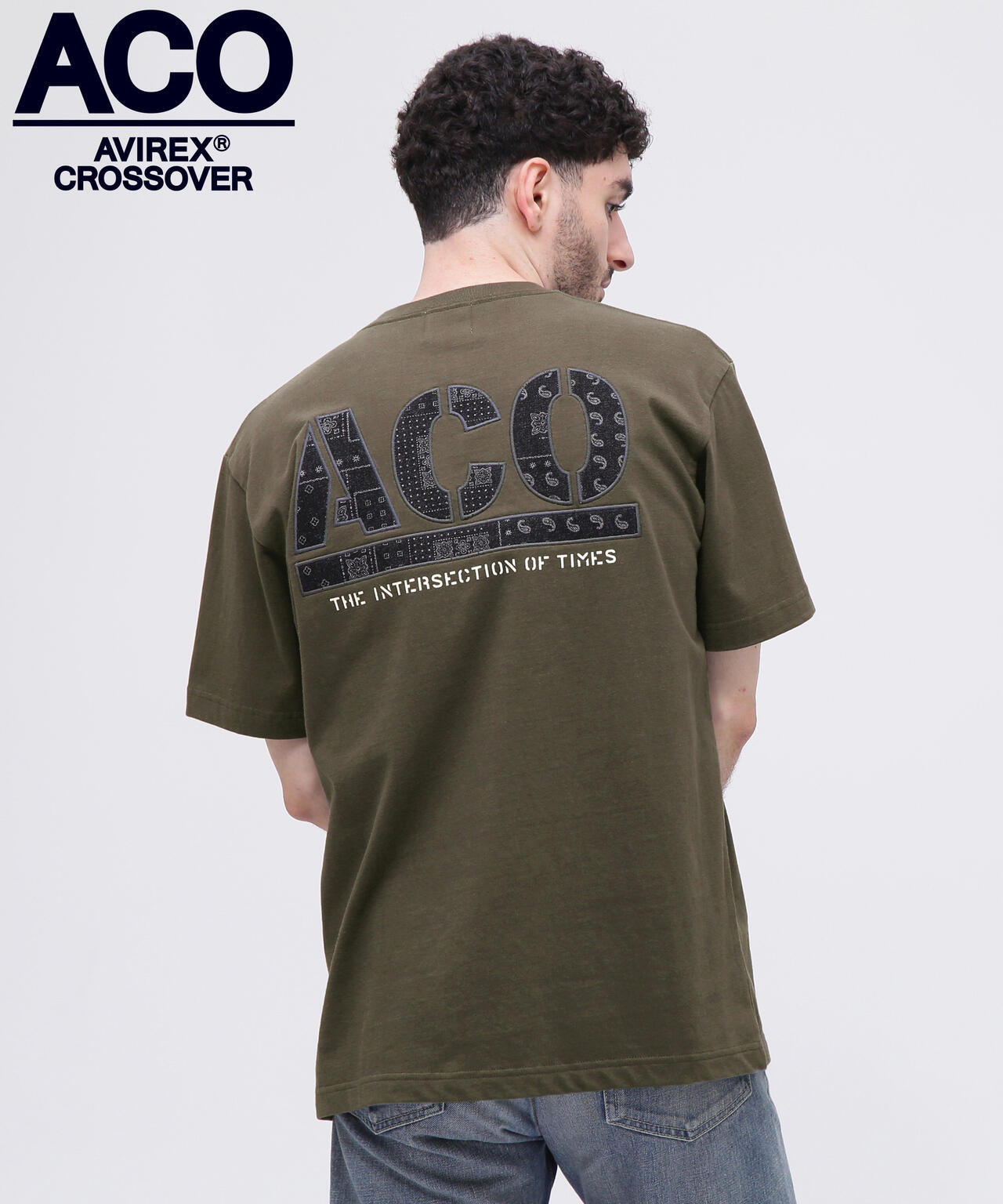 《CROSSOVER》DENIM POCKET T-SHIRT / クロスオーバー デニム ポケット Tシャツ / AVIREX