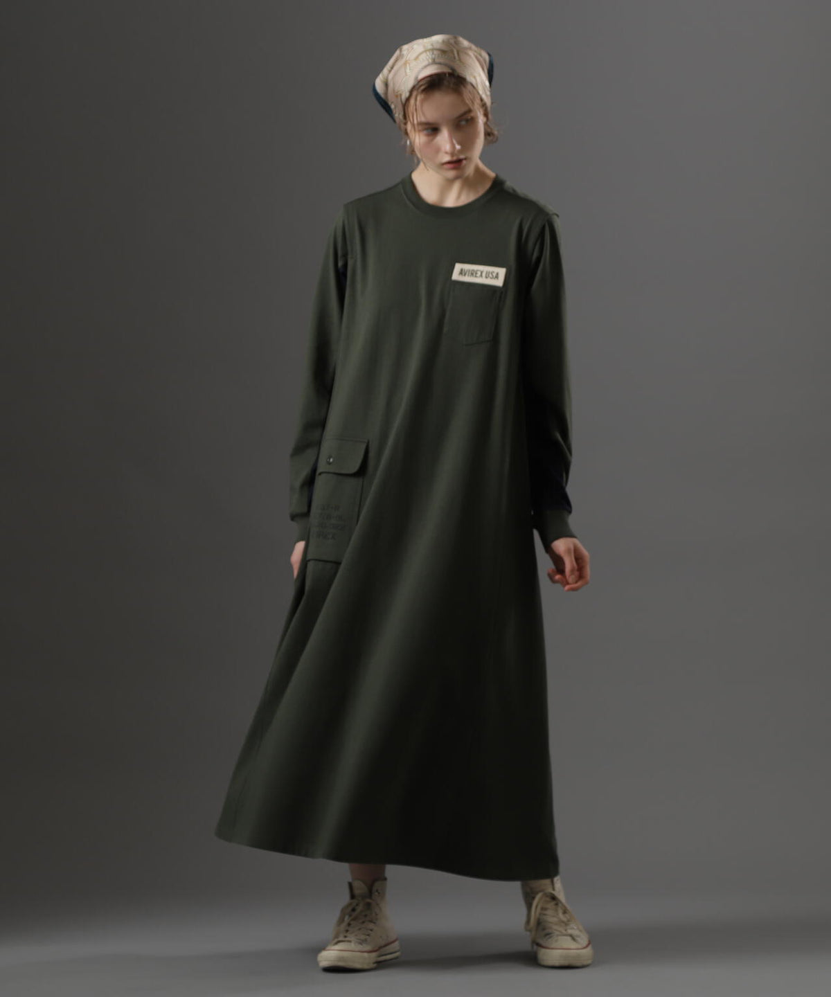 DIFFERENT FABRICS FATIGUE DRESS/ディファレントファブリックファティー