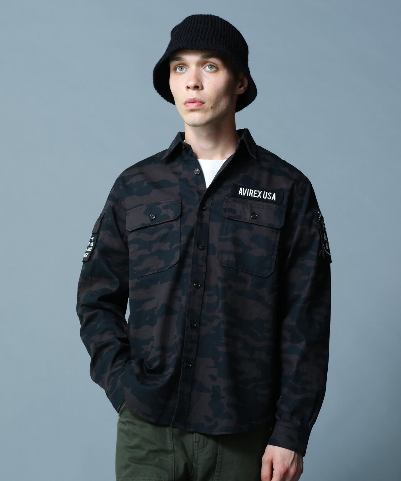 《価格改定商品》 BASIC FATIGUE LONG SLEEVE SHIRT