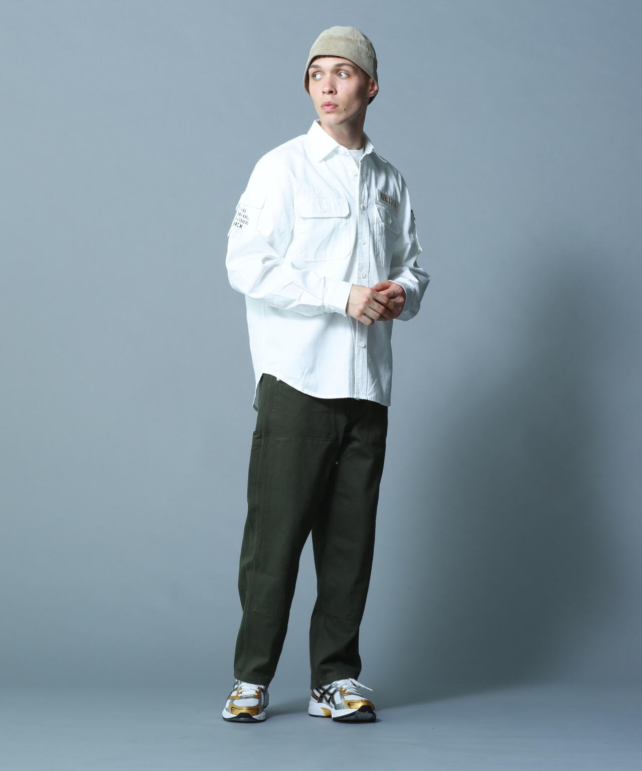 《価格改定商品》 BASIC FATIGUE LONG SLEEVE SHIRT