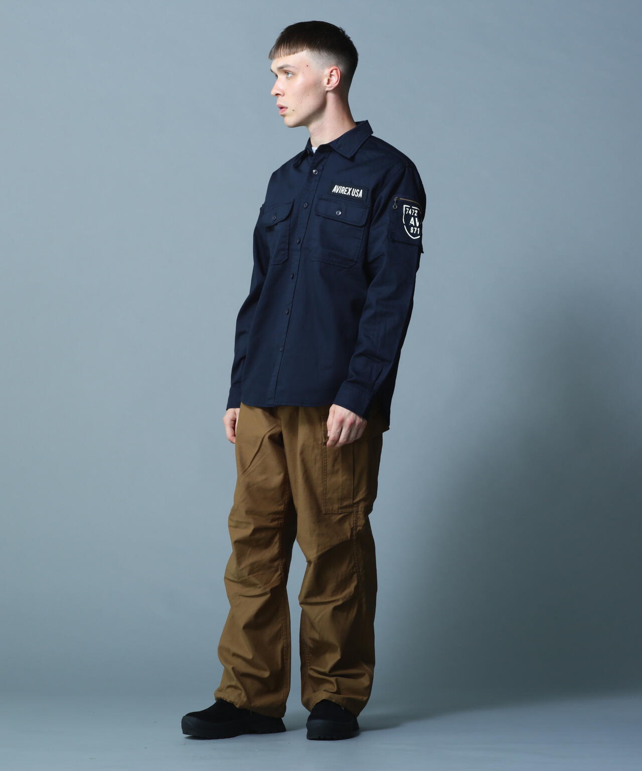 《価格改定商品》 BASIC FATIGUE LONG SLEEVE SHIRT