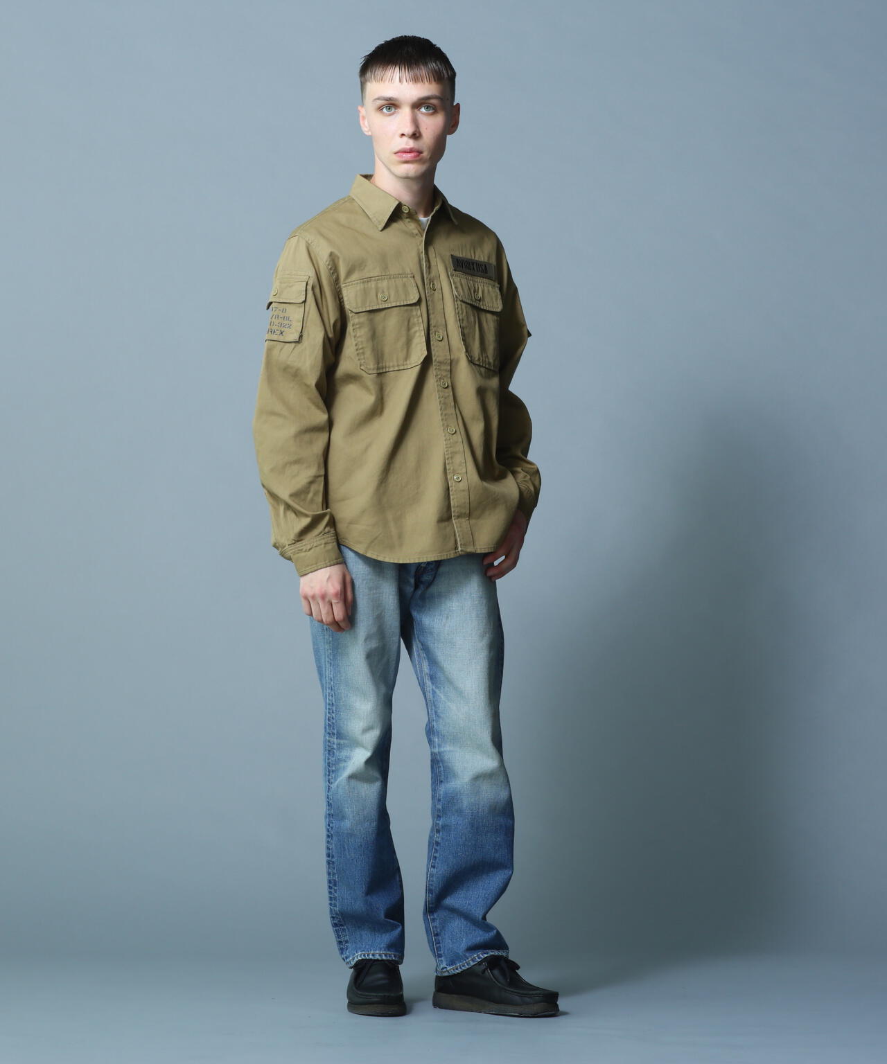 《価格改定商品》 BASIC FATIGUE LONG SLEEVE SHIRT